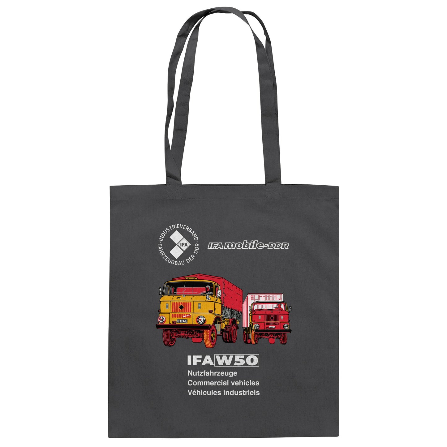 DDR Ostalgie Baumwolltasche • IFA W50 (ORIGINAL POSTER)