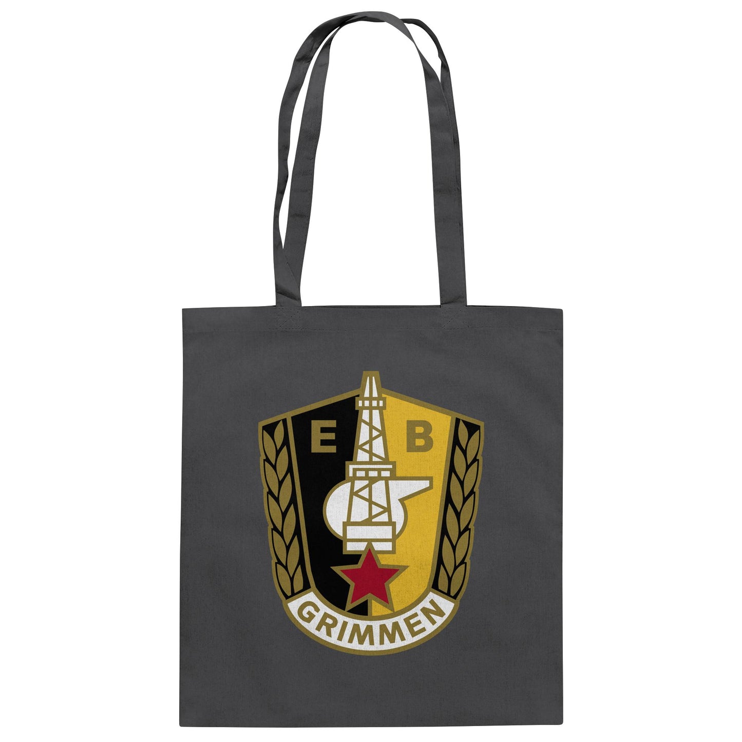 DDR Ostalgie Baumwolltasche • ERDÖL, ERDGAS GRIMMEN