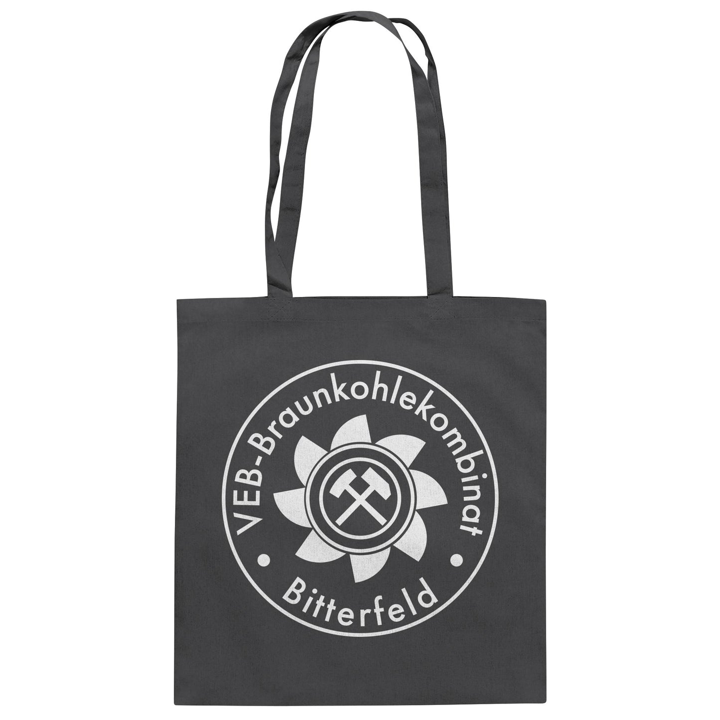 DDR Ostalgie Baumwolltasche • VEB BRAUNKOHLEKOMBINAT BITTERFELD