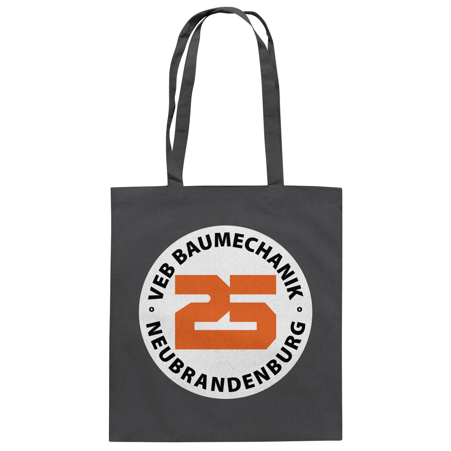 DDR Ostalgie Baumwolltasche • VEB BAUMECHANIK NEUBRANDENBURG