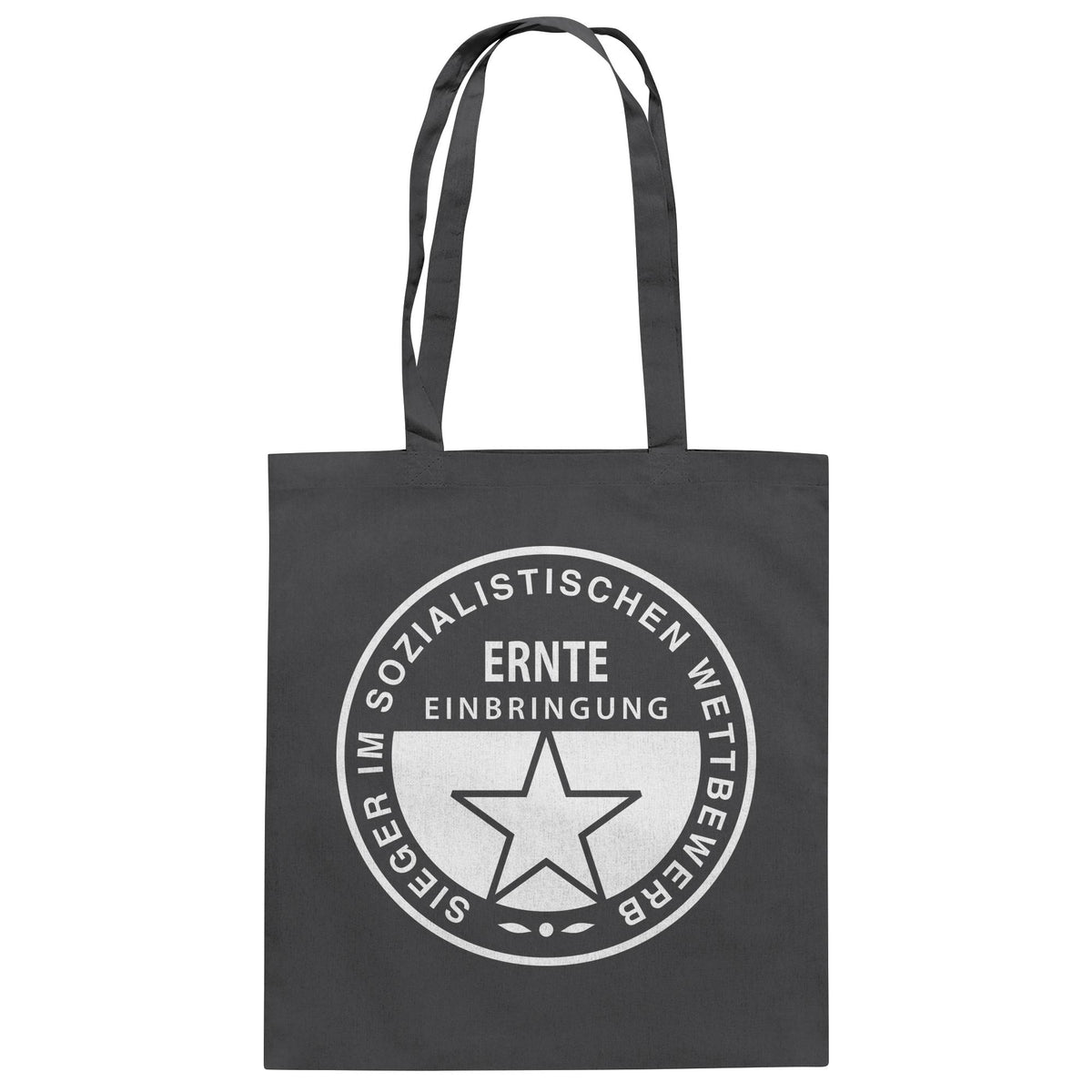 DDR Ostalgie Baumwolltasche • ERNTE-EINBRINGUNG - SIEGER (ORIGINAL-MEDAILLE)