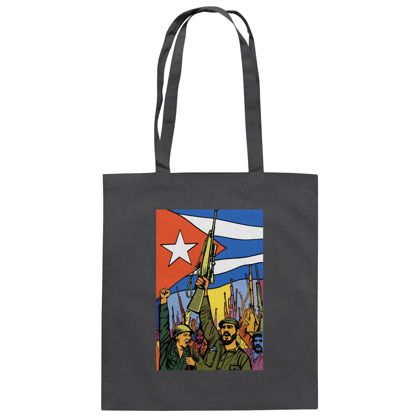 DDR Ostalgie Baumwolltasche • KUBANISCHE REVOLUTION (ORIGINAL POSTER)