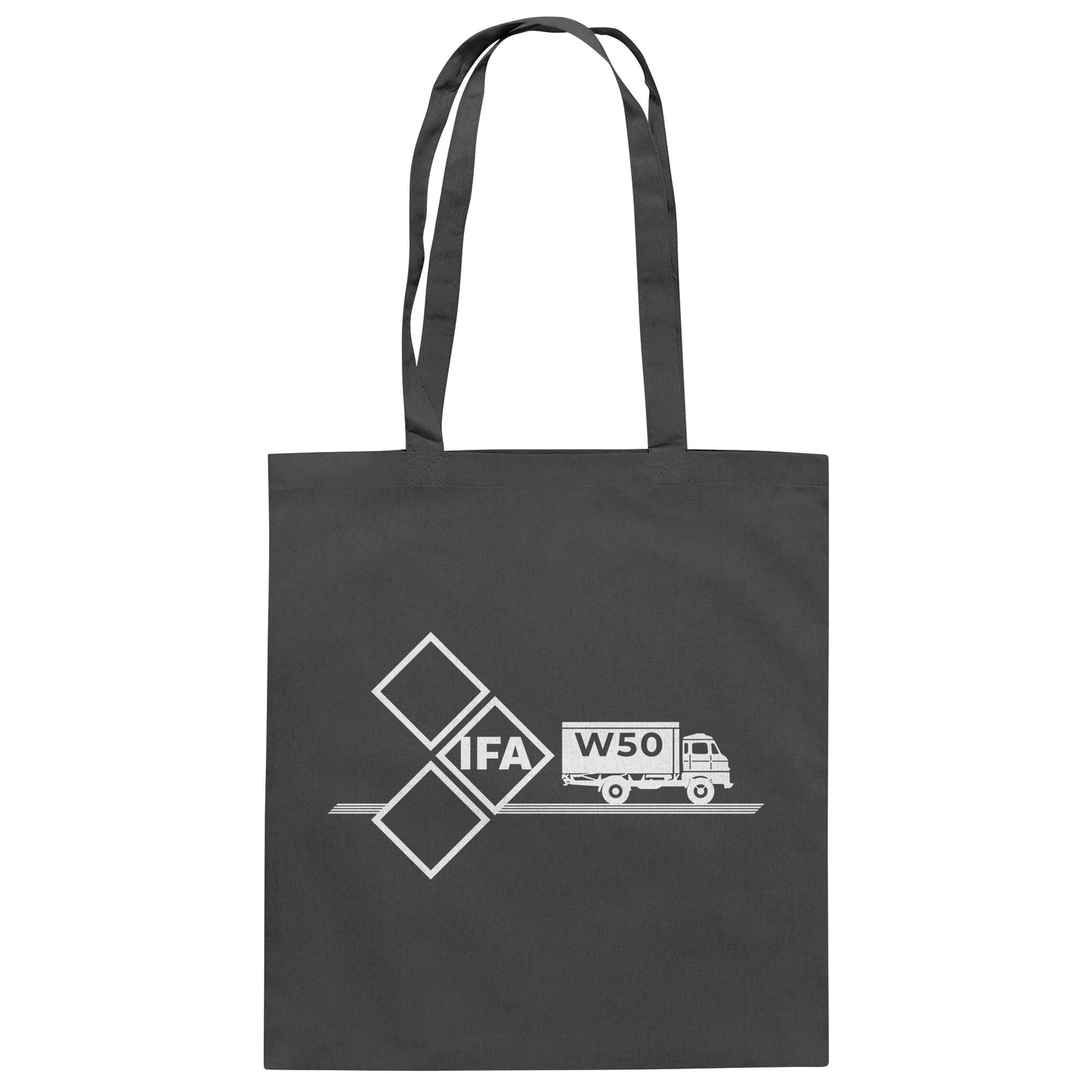 DDR Ostalgie Baumwolltasche • IFA W50 (ORIGINAL SCHILD)