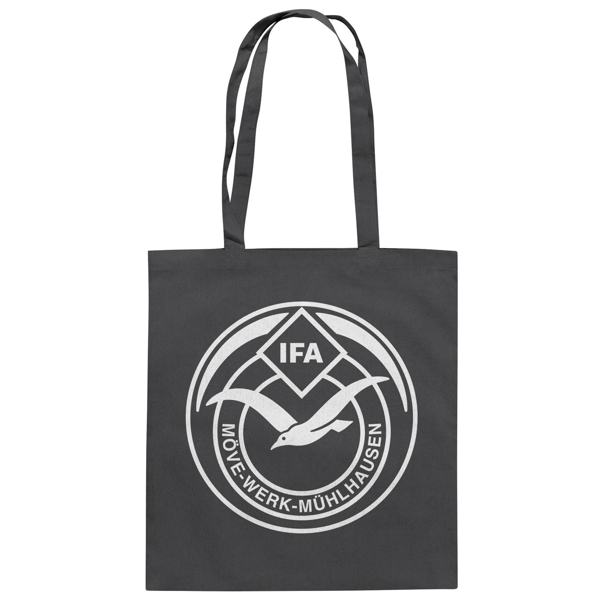 DDR Ostalgie Baumwolltasche • IFA MÖVE-WERK MÜHLHAUSEN