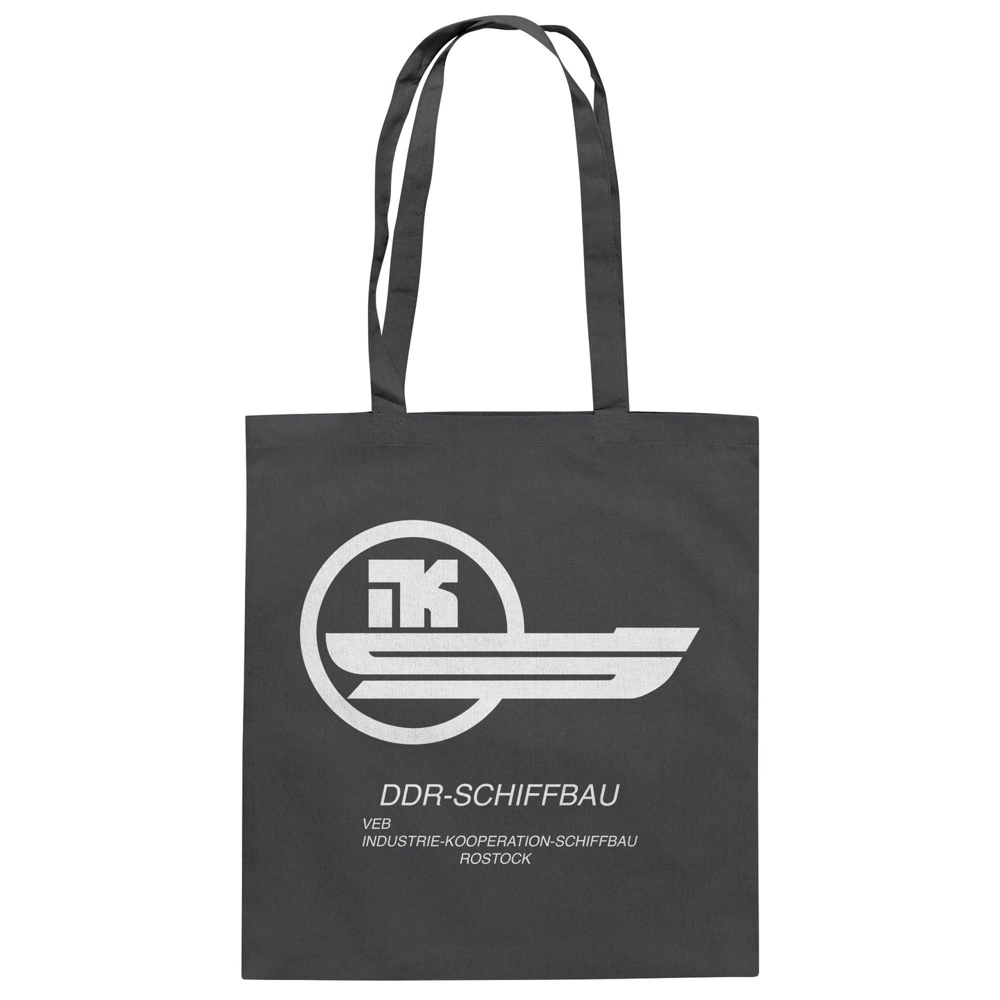 DDR Ostalgie Baumwolltasche • VEB INDUSTRIE-KOOPERATION SCHIFFBAU ROSTOCK