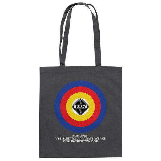 DDR Ostalgie Baumwolltasche • VEB ELEKTRO-APPARATE-WERKE BERLIN-TREPTOW