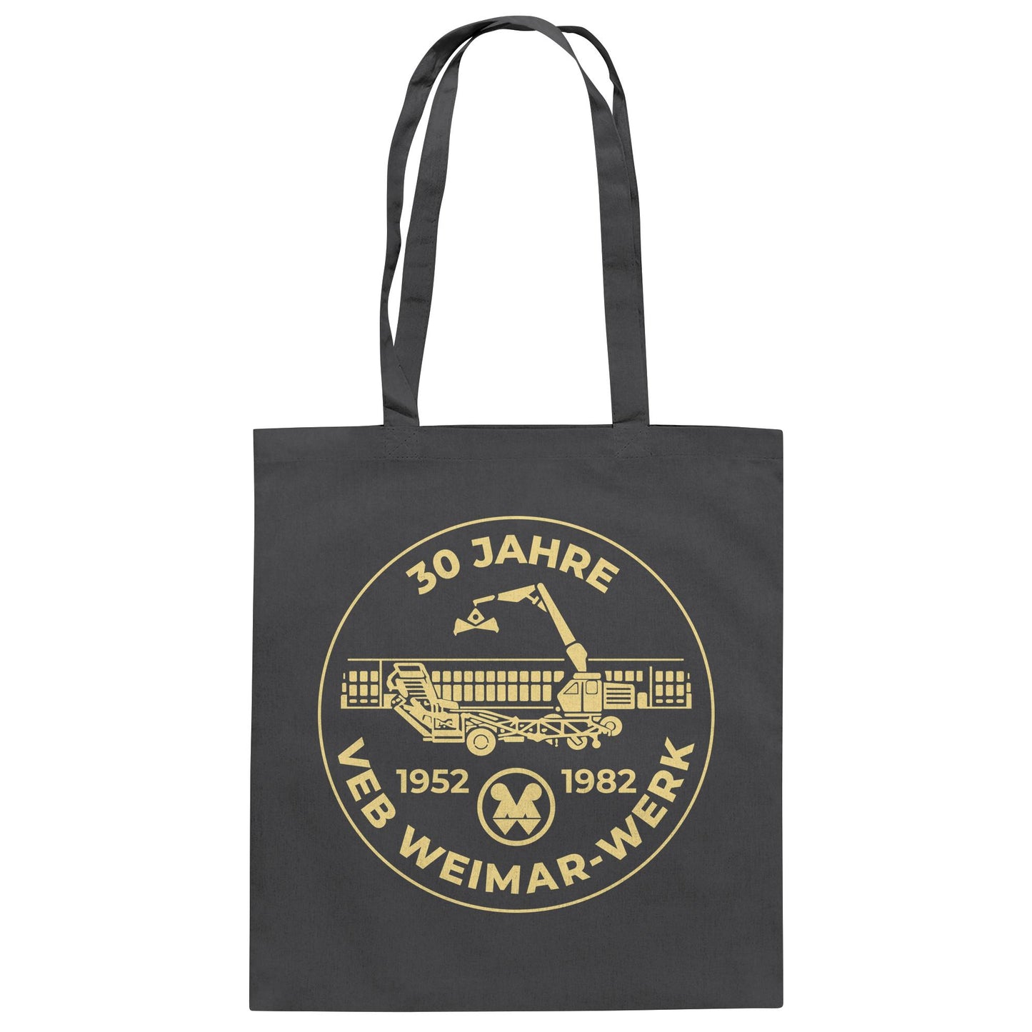 DDR Ostalgie Baumwolltasche • 30 JAHRE VEB WEIMAR-WERK