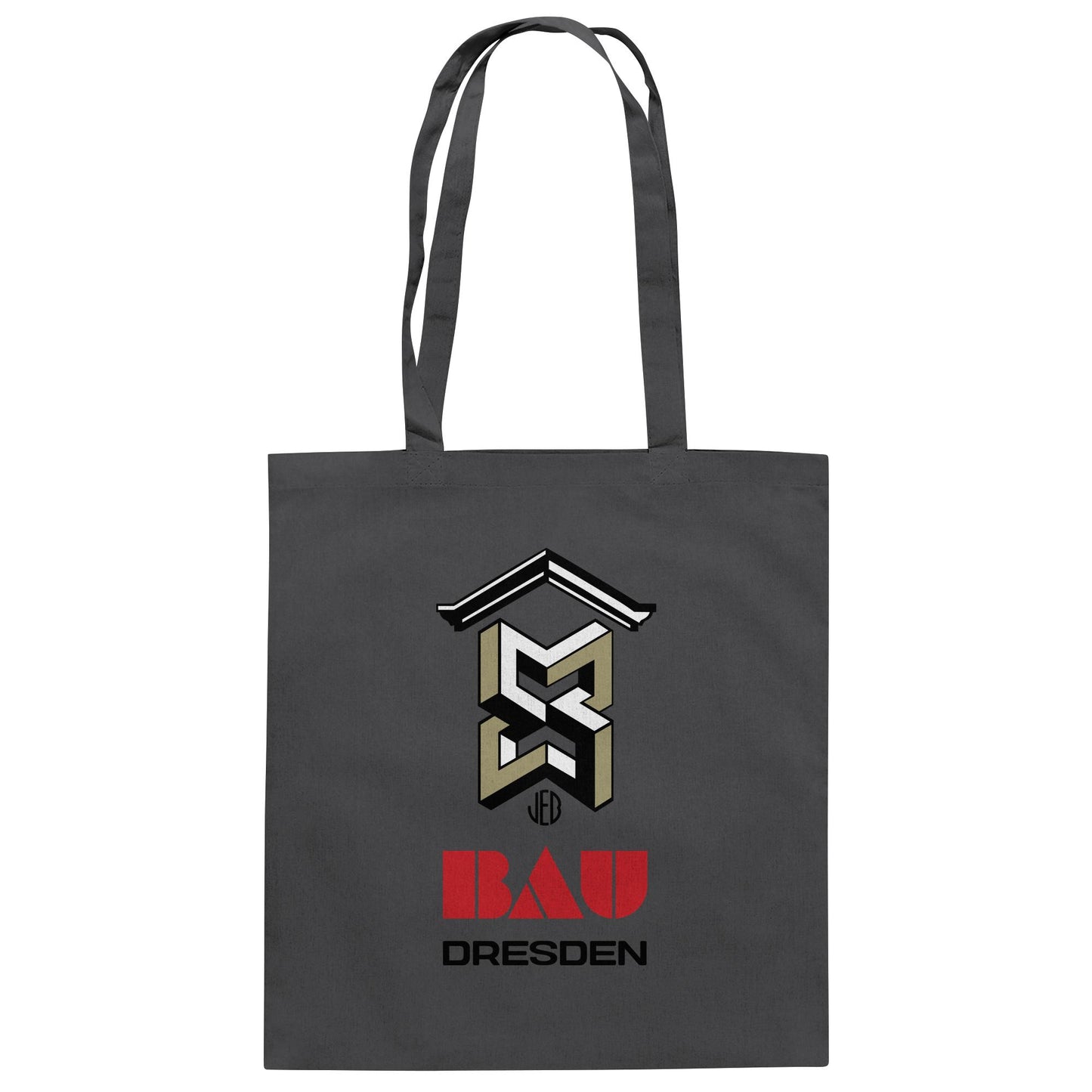 DDR Ostalgie Baumwolltasche • VEB BAU DRESDEN