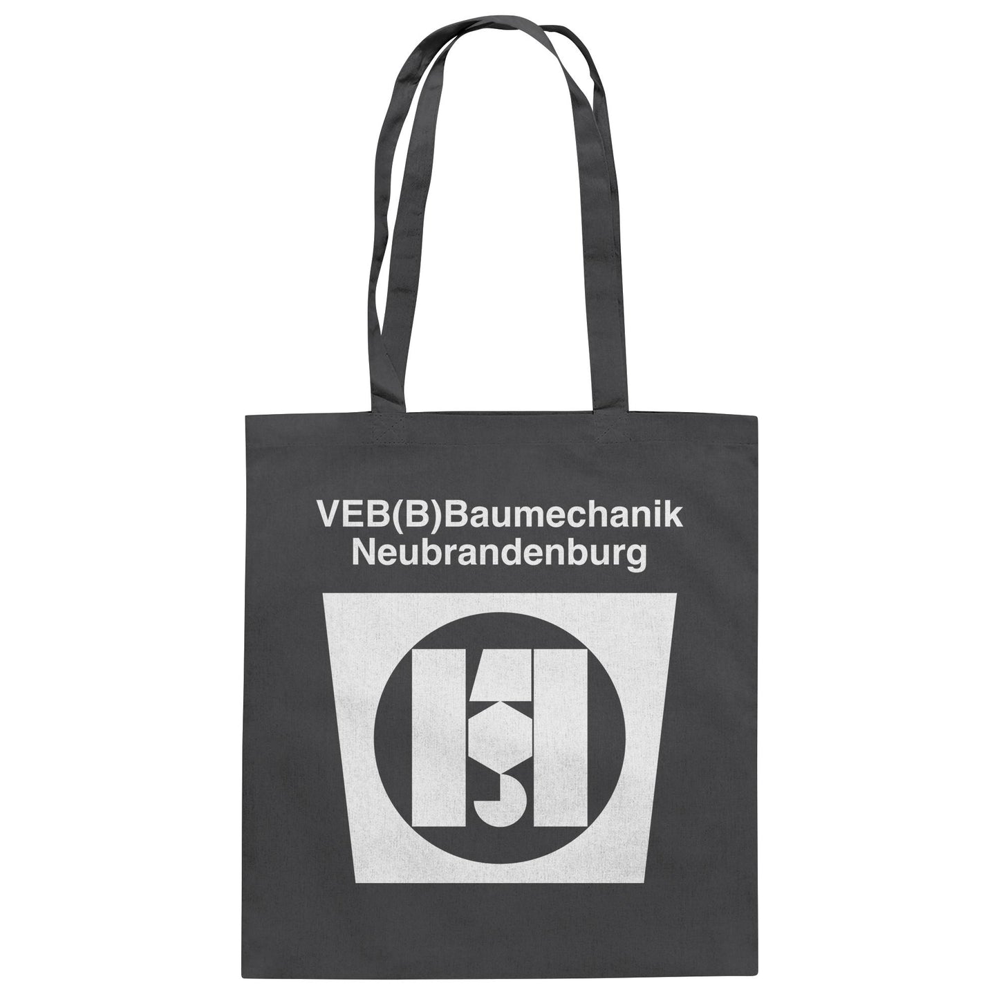 DDR Ostalgie Baumwolltasche • VEB BAUMECHANIK NEUBRANDENBURG