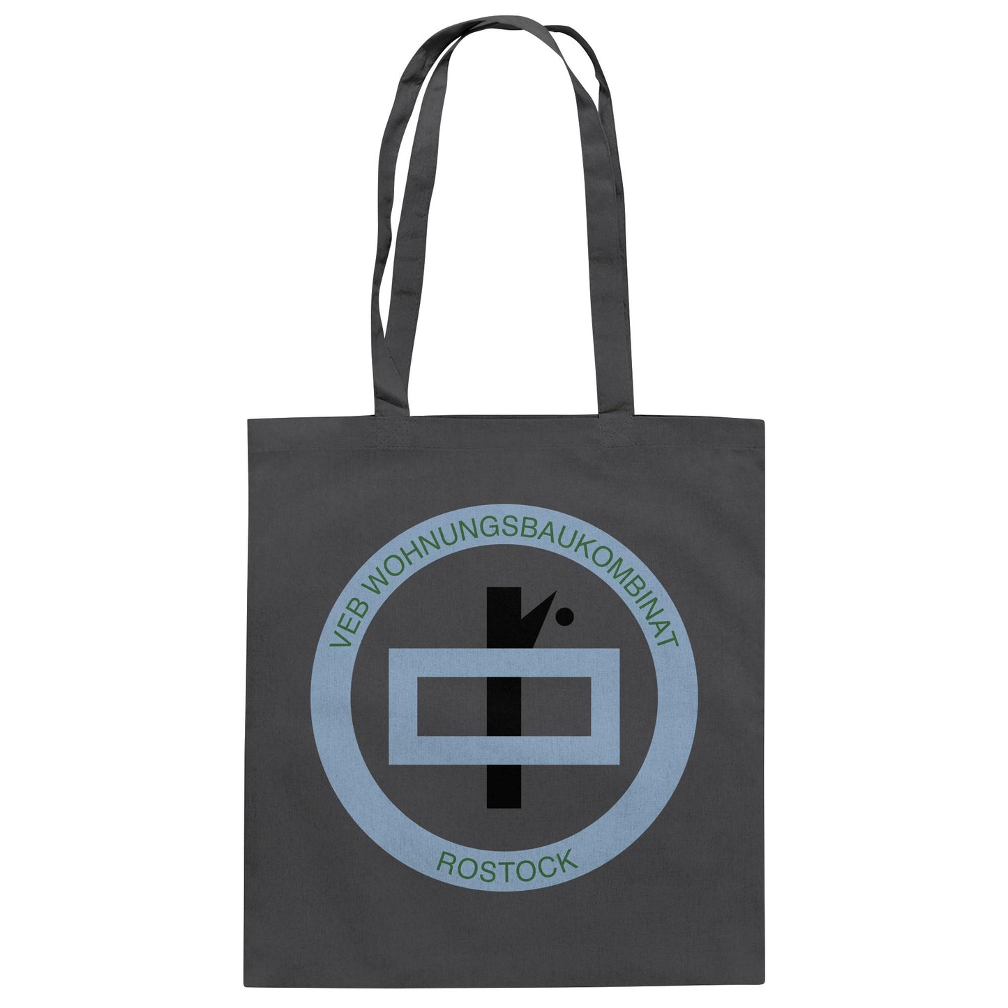 DDR Ostalgie Baumwolltasche • VEB WOHNUNGSBAUKOMBINAT ROSTOCK