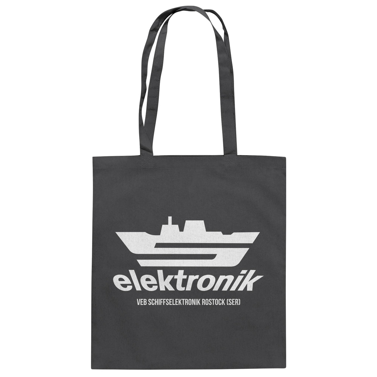 DDR Ostalgie Baumwolltasche • VEB SCHIFFSELEKTRONIK ROSTOCK