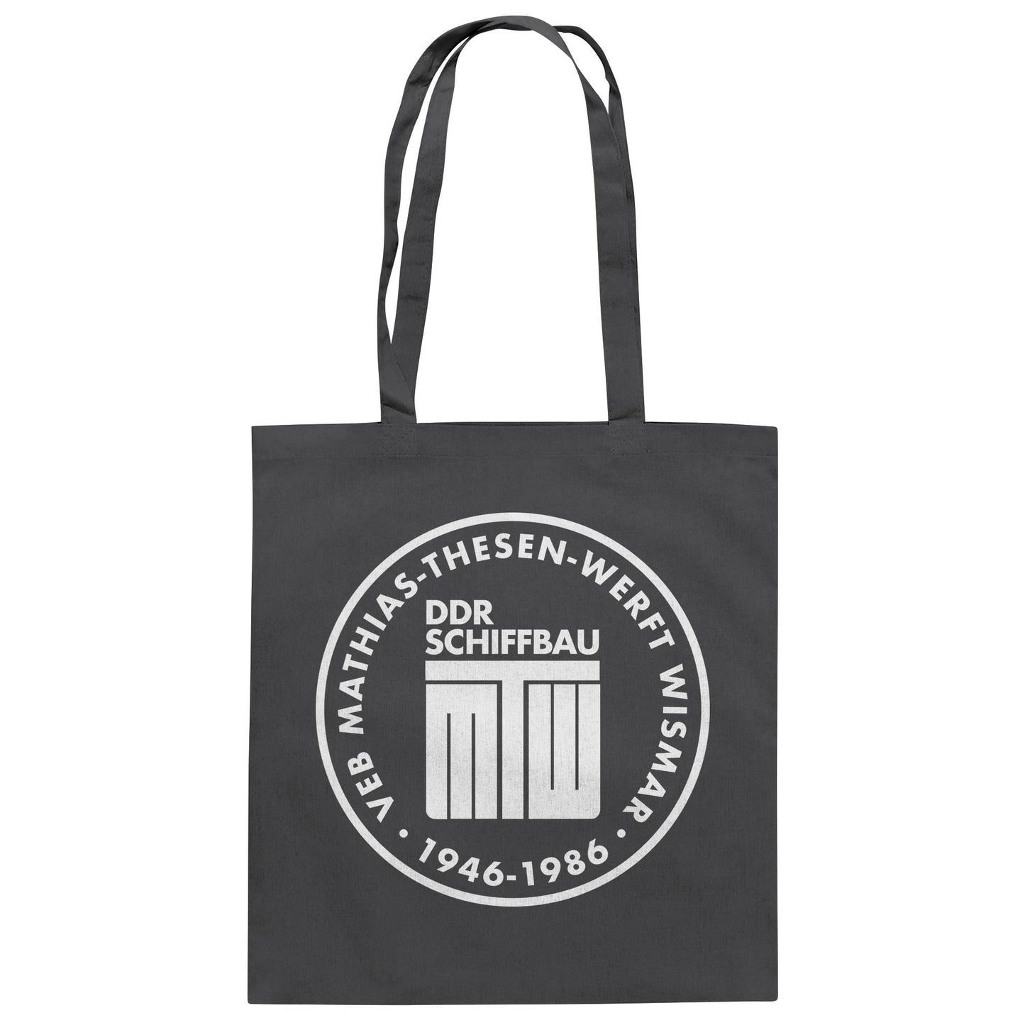 DDR Ostalgie Baumwolltasche • MATHIAS-THESEN-WERFT WISMAR