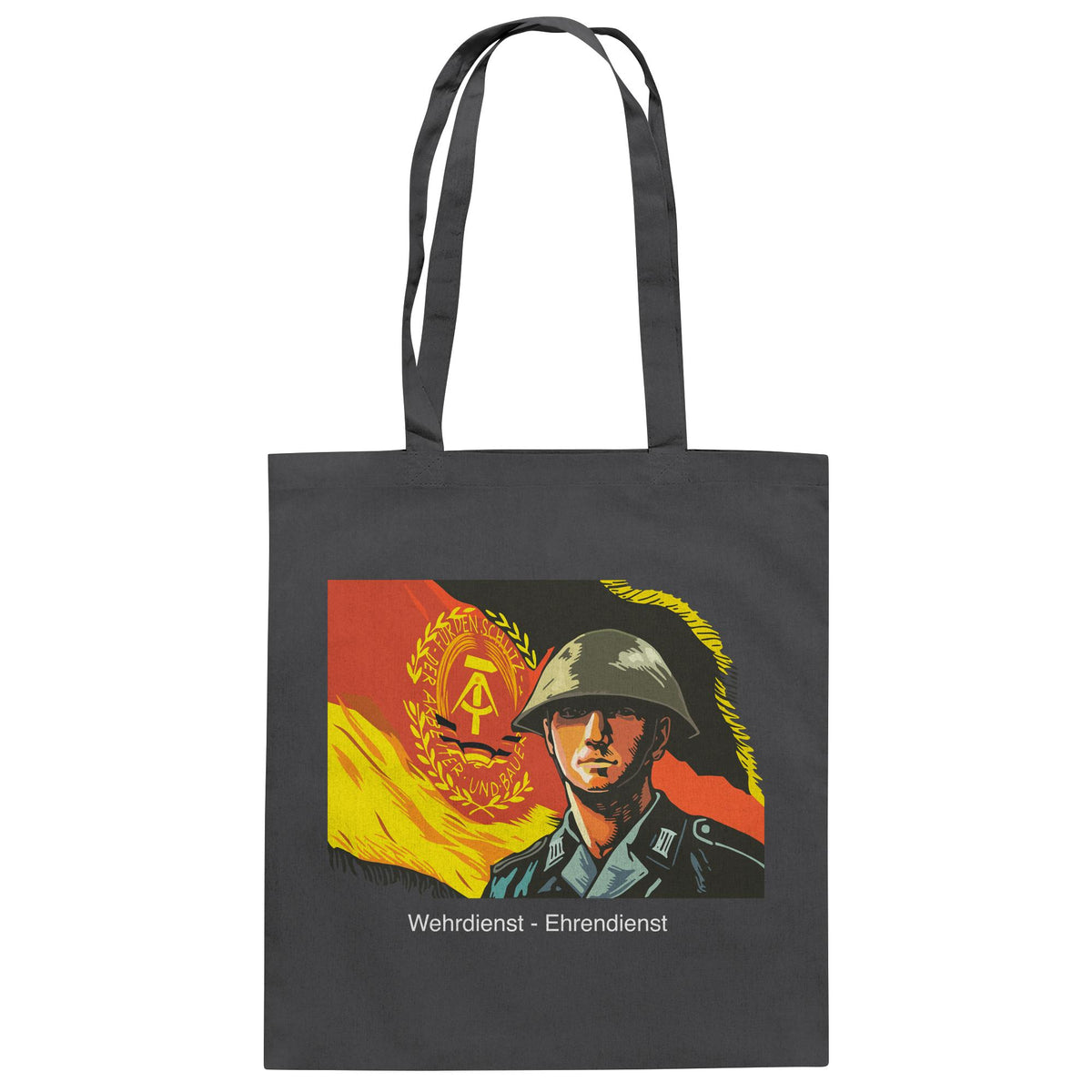 DDR Ostalgie Baumwolltasche • NVA WEHRDIENST - EHRENDIENST
