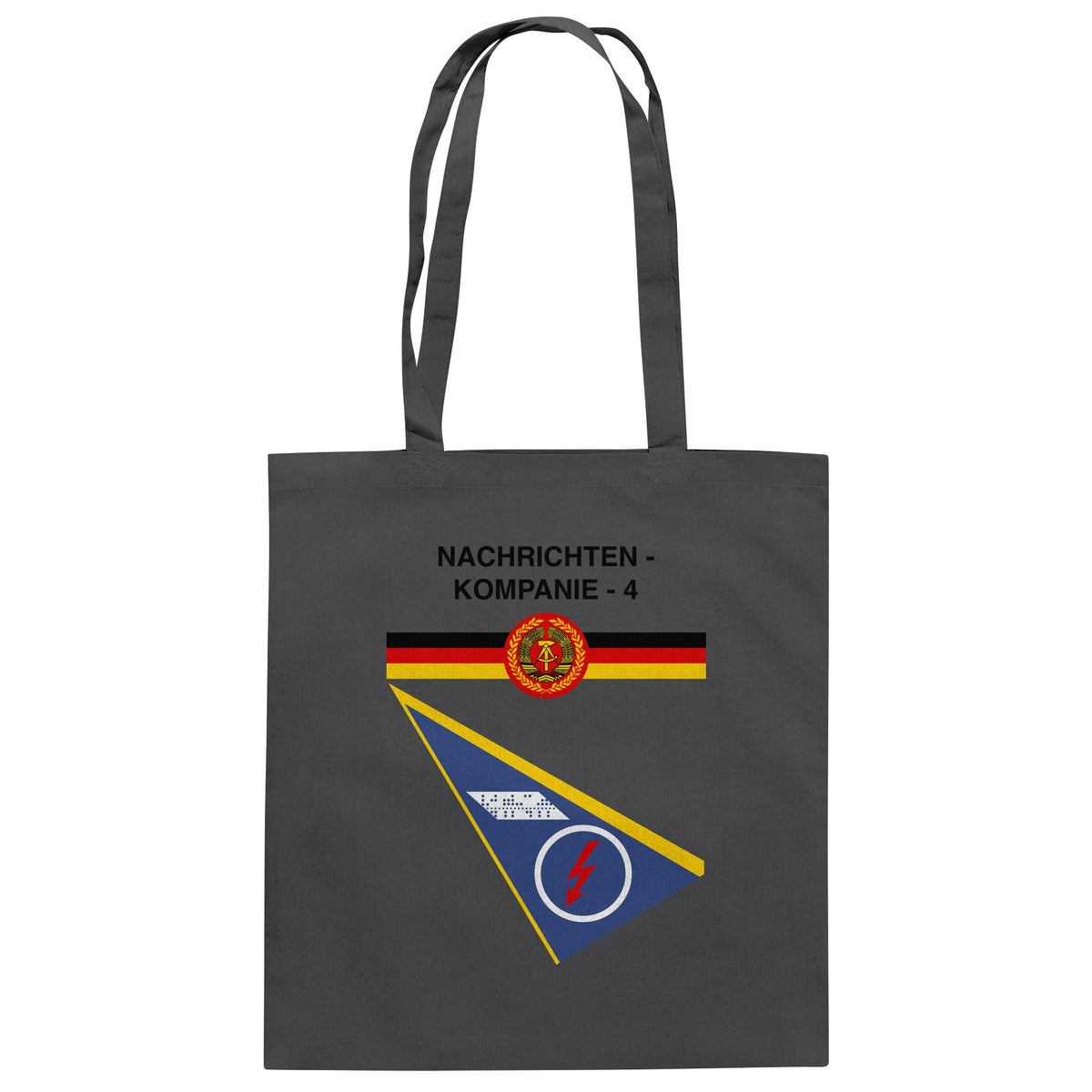 DDR Ostalgie Baumwolltasche • NVA - NACHRICHTENKOMPANIE 4