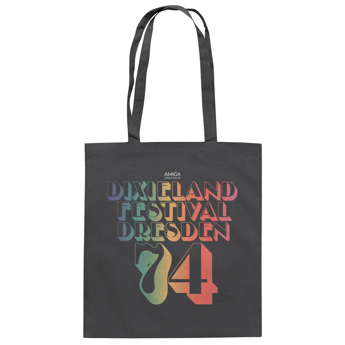 DDR Ostalgie Baumwolltasche • DIXIELAND FESTIVAL DRESDEN 1974 (ORIGINAL-PLATTE)