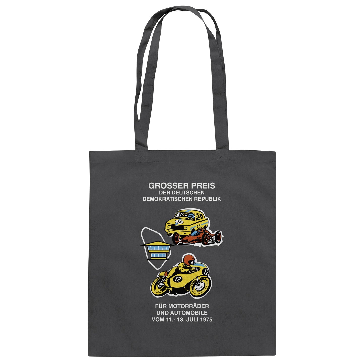DDR Ostalgie Baumwolltasche • GROSSER PREIS DER DDR 1975