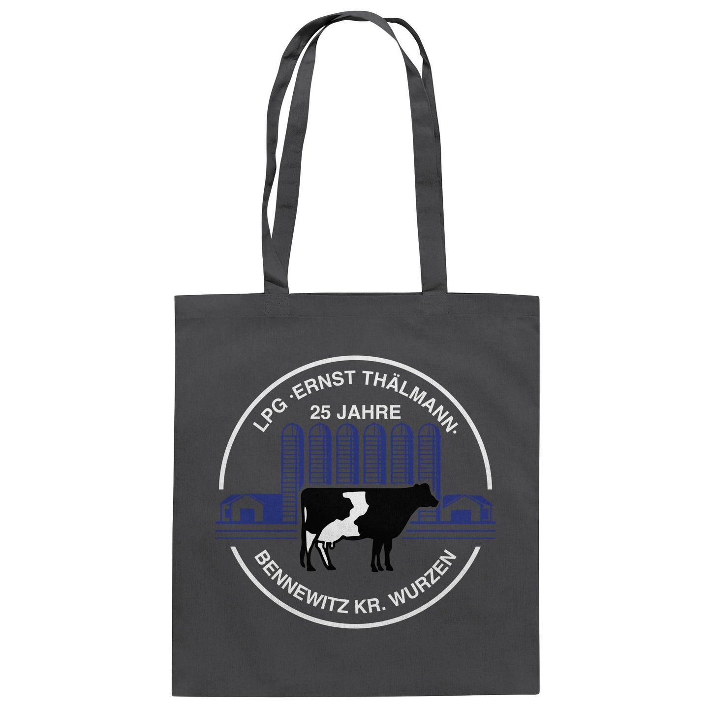 DDR Ostalgie Baumwolltasche • LPG ERNST THÄLMANN BENNEWITZ - WURZEN
