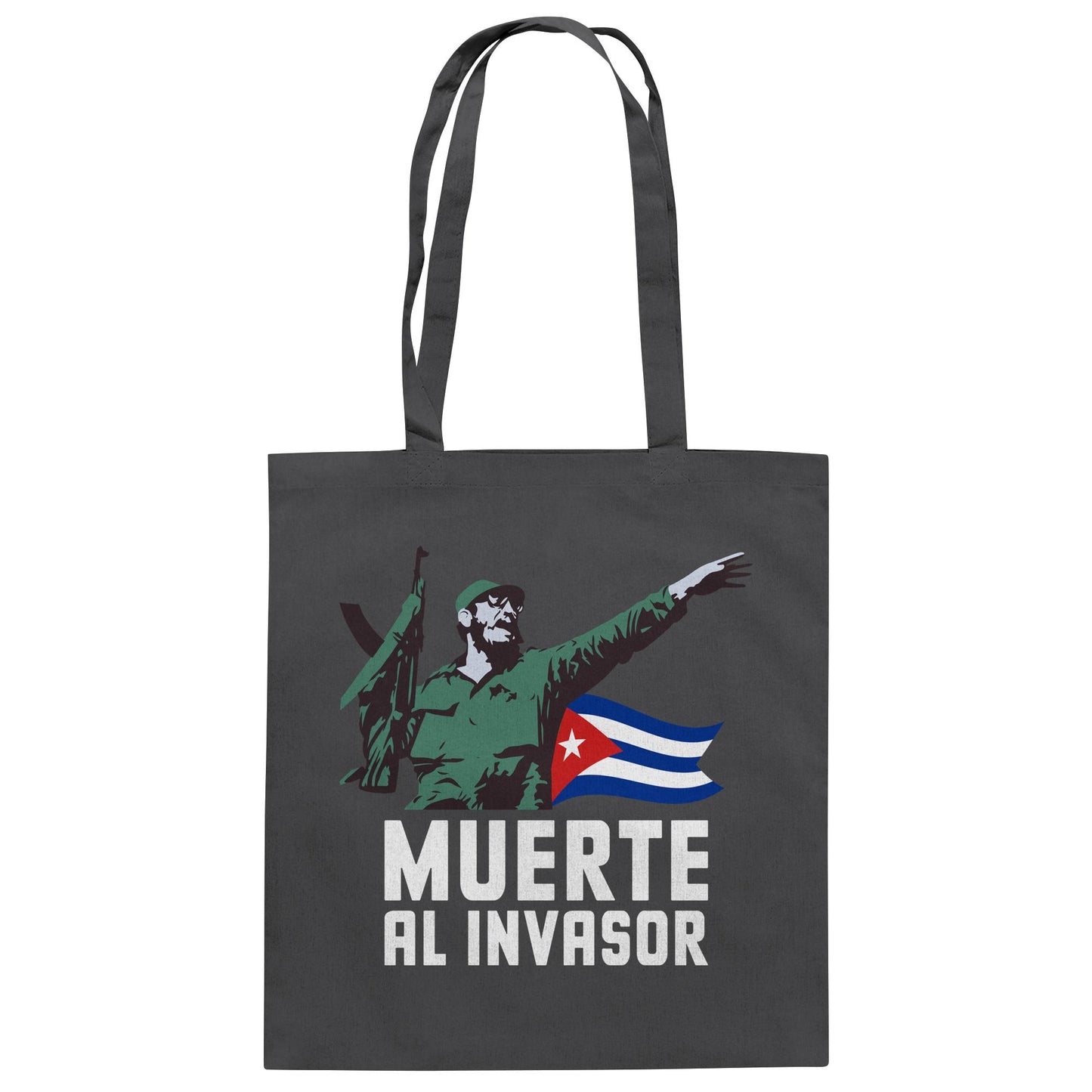 DDR Ostalgie Baumwolltasche • KUBA - MUERTE AL INVASOR