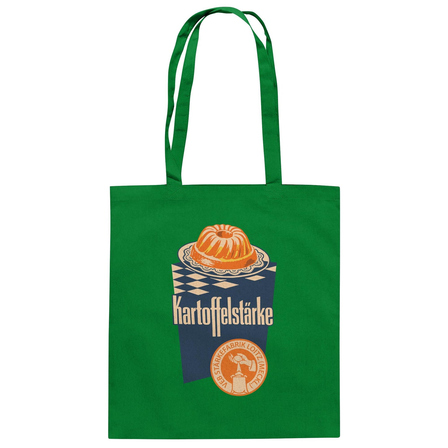 DDR Ostalgie Baumwolltasche • VEB KARTOFFELSTÄRKE - VEB STÄRKEFABRIK LOITZ