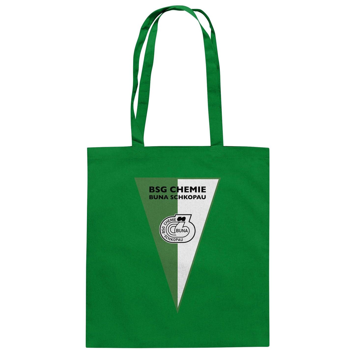 DDR Ostalgie Baumwolltasche • BSG CHEMIE BUNA SCHKOPAU (ORIGINALWIMPEL)