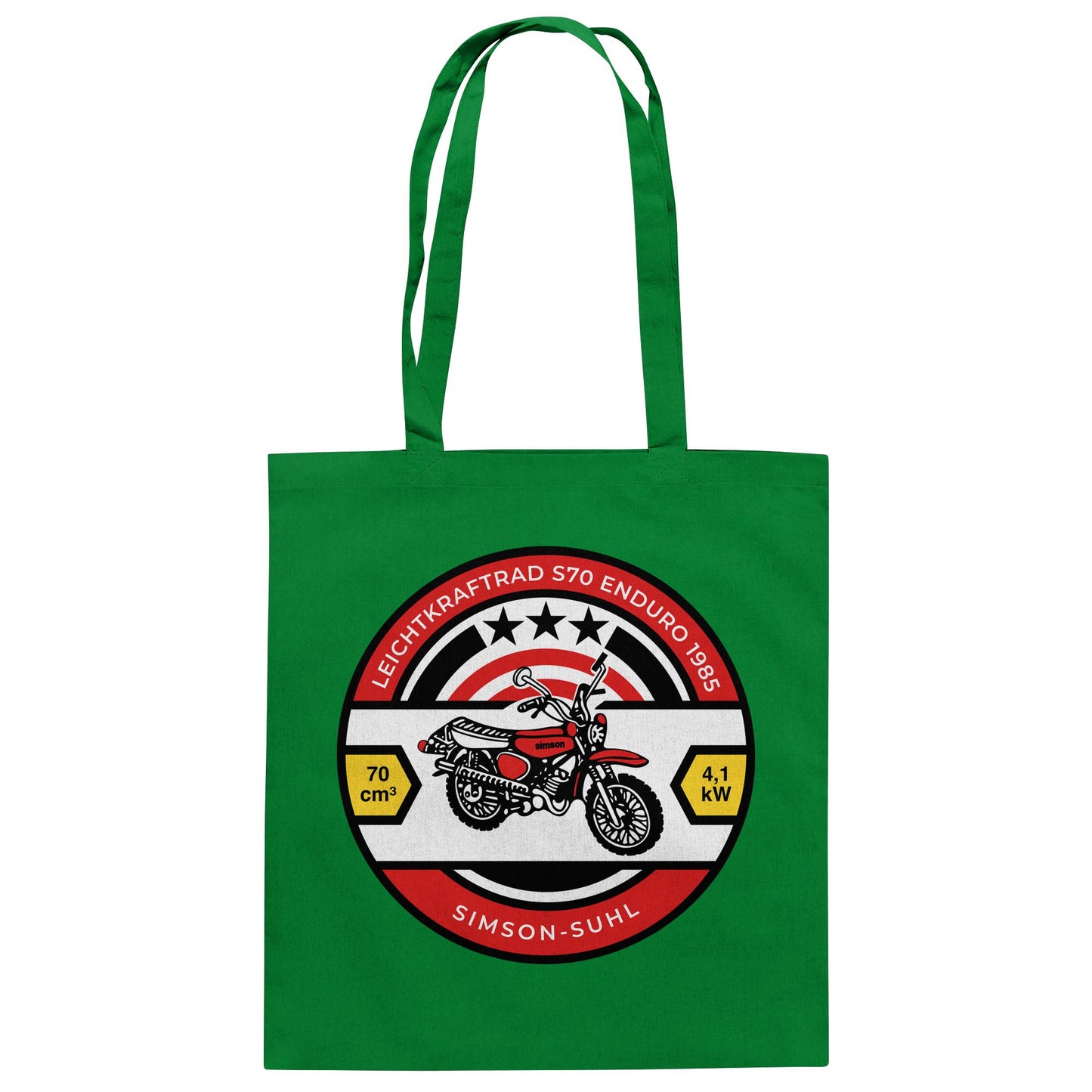 DDR Ostalgie Baumwolltasche • SIMSON S70 - ORIGINAL BIERDECKEL