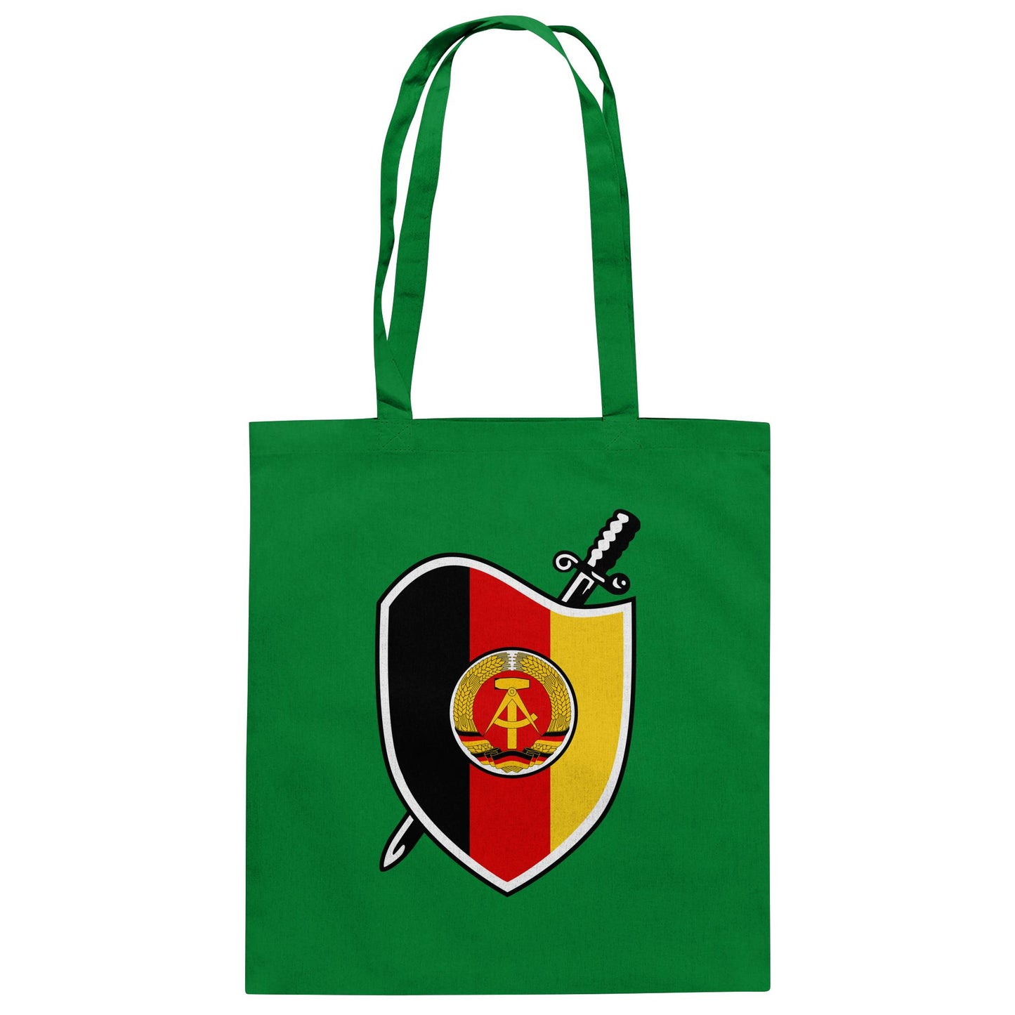 DDR Ostalgie Baumwolltasche • SIGNÉ STAATSSICHERHEIT (BRUST)
