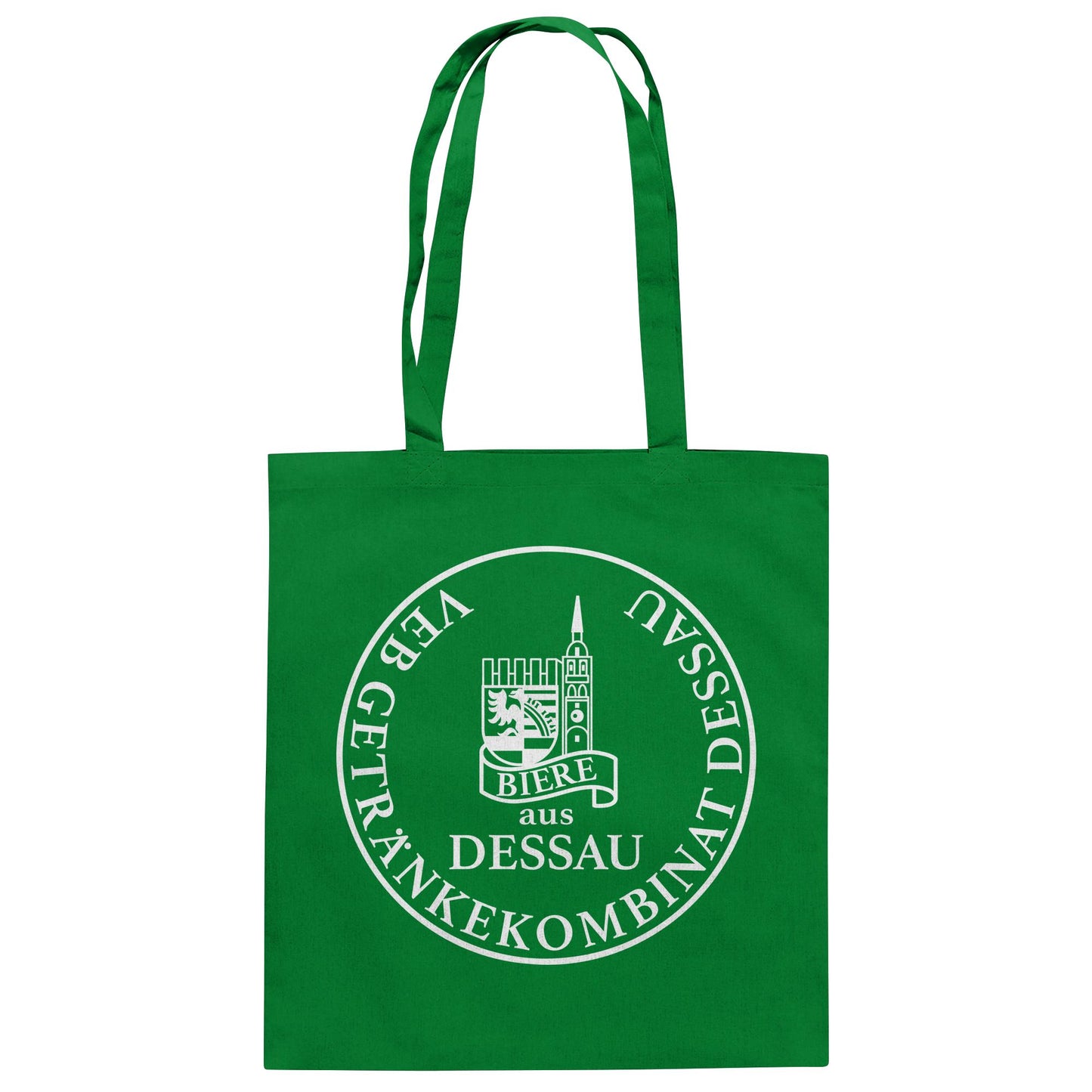 DDR Ostalgie Baumwolltasche • VEB GETRÄNKEKOMBINAT DESSAU BIERE