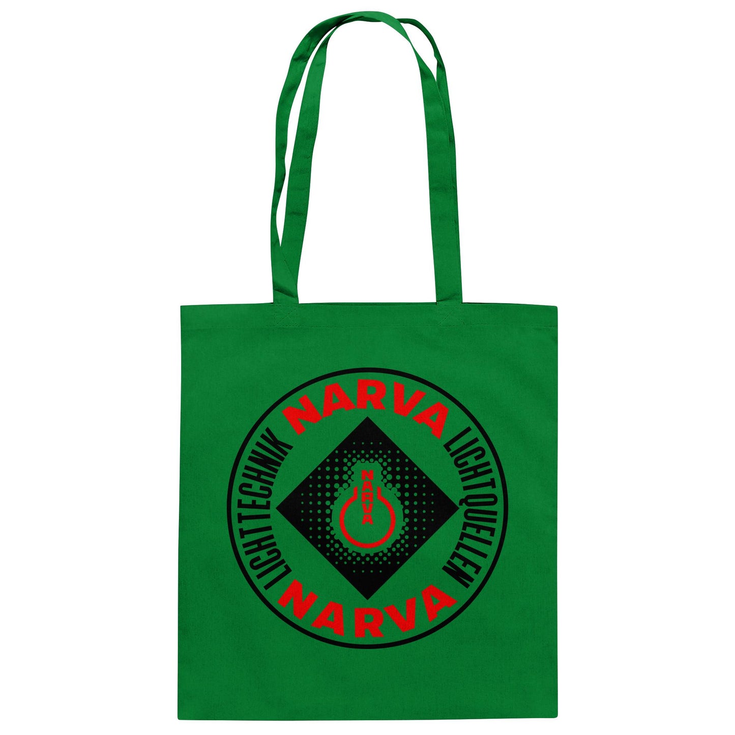 DDR Ostalgie Baumwolltasche • NARVA LICHTQUELLEN