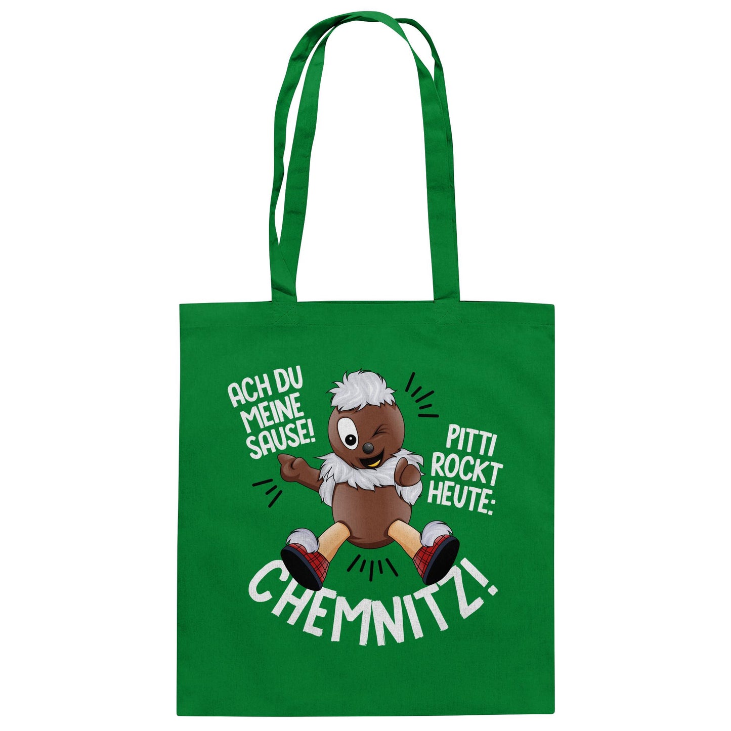 Pitti Stadt Nicki (Baumwolltasche) • PITTI ROCKT HEUTE CHEMNITZ!