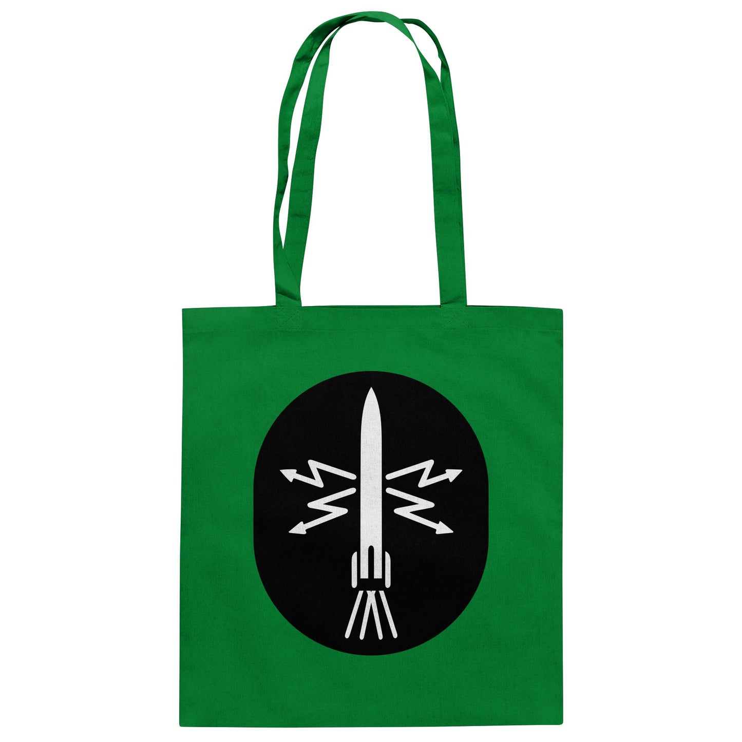 DDR Ostalgie Baumwolltasche • NVA EMBLEM - KANONIERE LUFTVERTEIDIGUNG