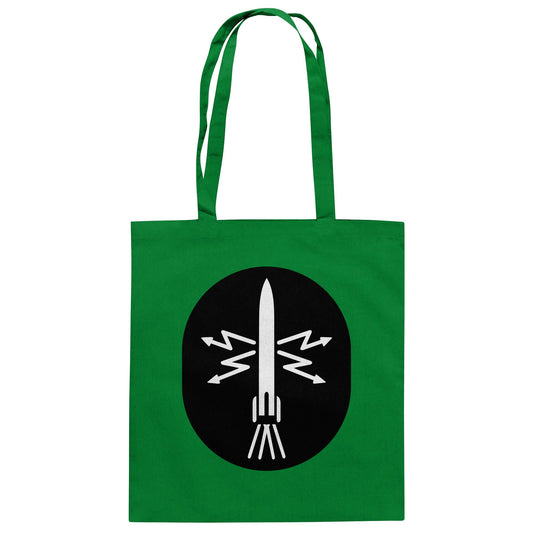 DDR Ostalgie Baumwolltasche • NVA EMBLEM - KANONIERE LUFTVERTEIDIGUNG