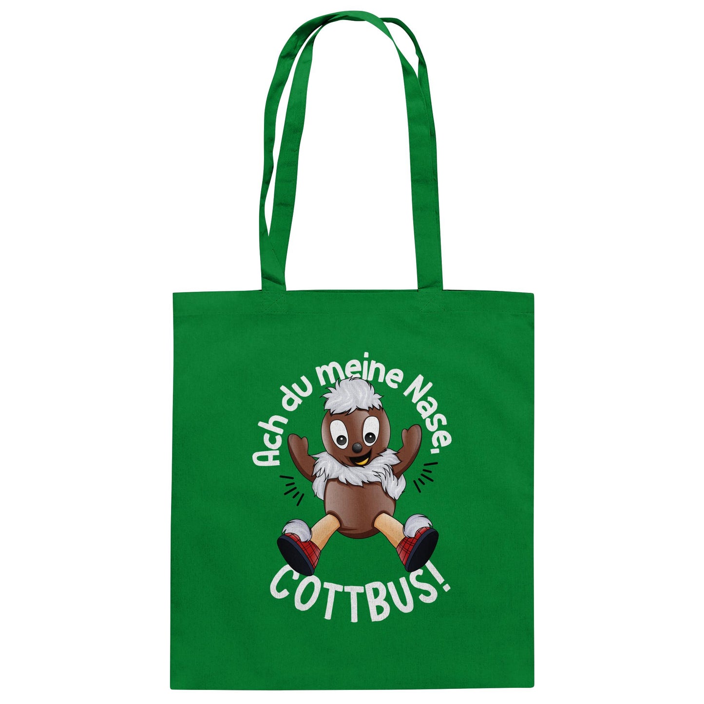 Pitti Stadt Nicki (Baumwolltasche) • ACH DU MEINE NASE COTTBUS!