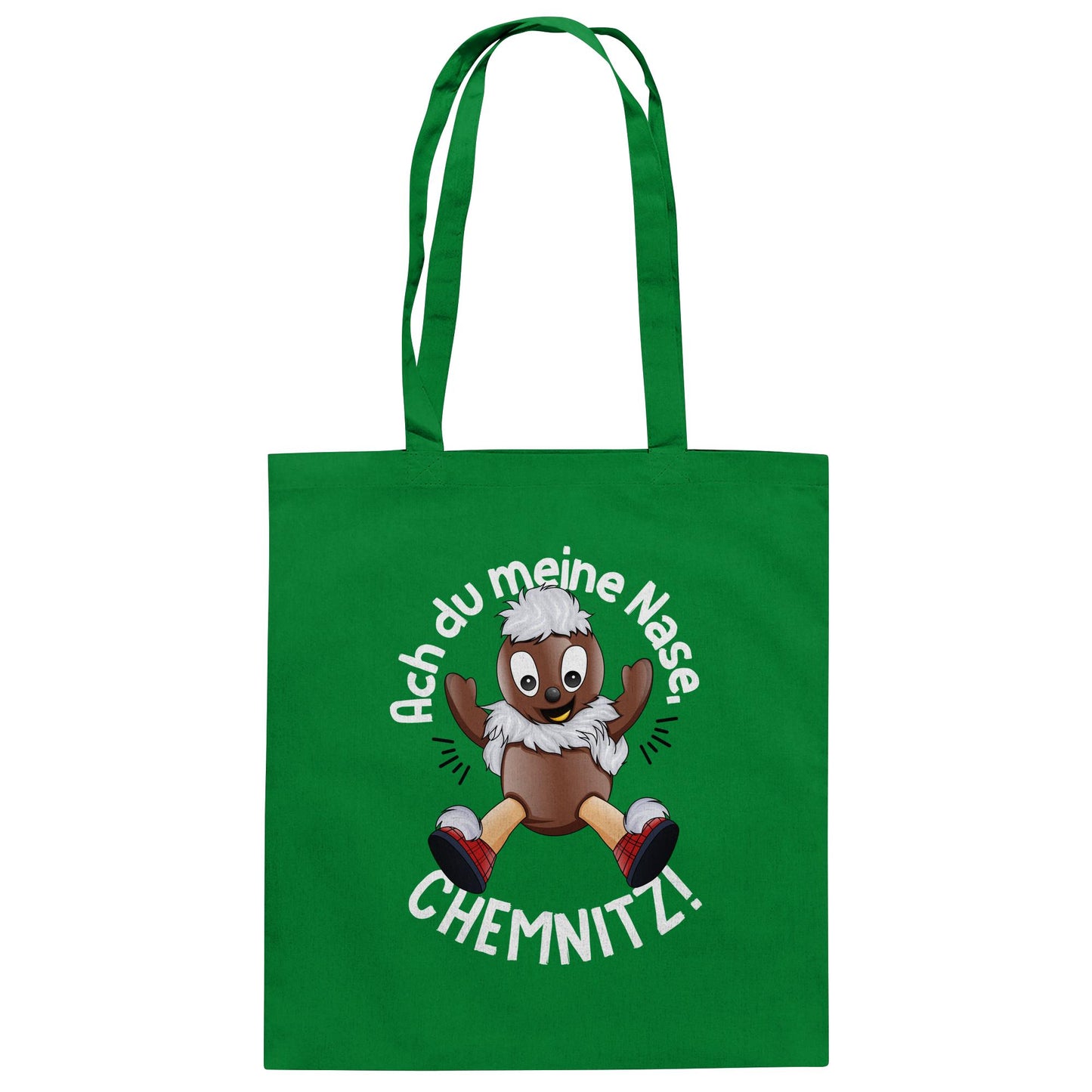 Pitti Stadt Nicki (Baumwolltasche) • ACH DU MEINE NASE CHEMNITZ!