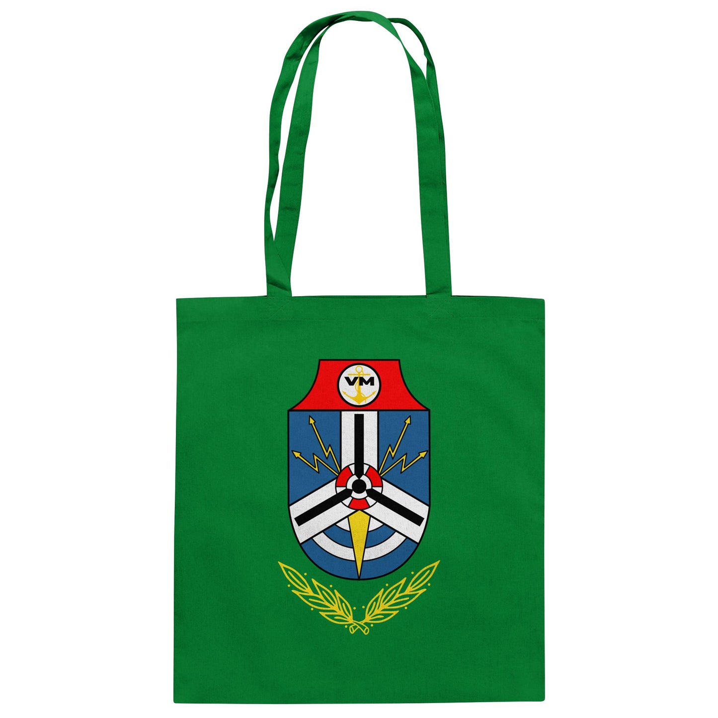 DDR Ostalgie Baumwolltasche • NVA EMBLEM - MARINEGESCHWADER 18 - KURT BARTHEL
