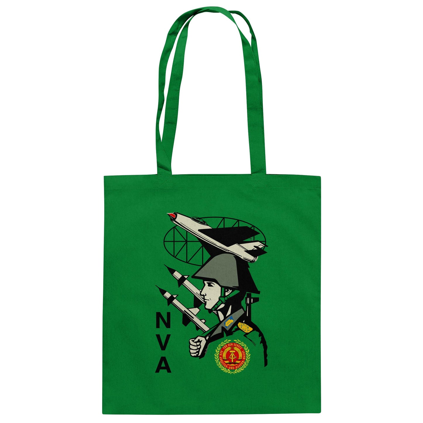 DDR Ostalgie Baumwolltasche • NVA - WERBEPLAKAT (ORIGINAL)