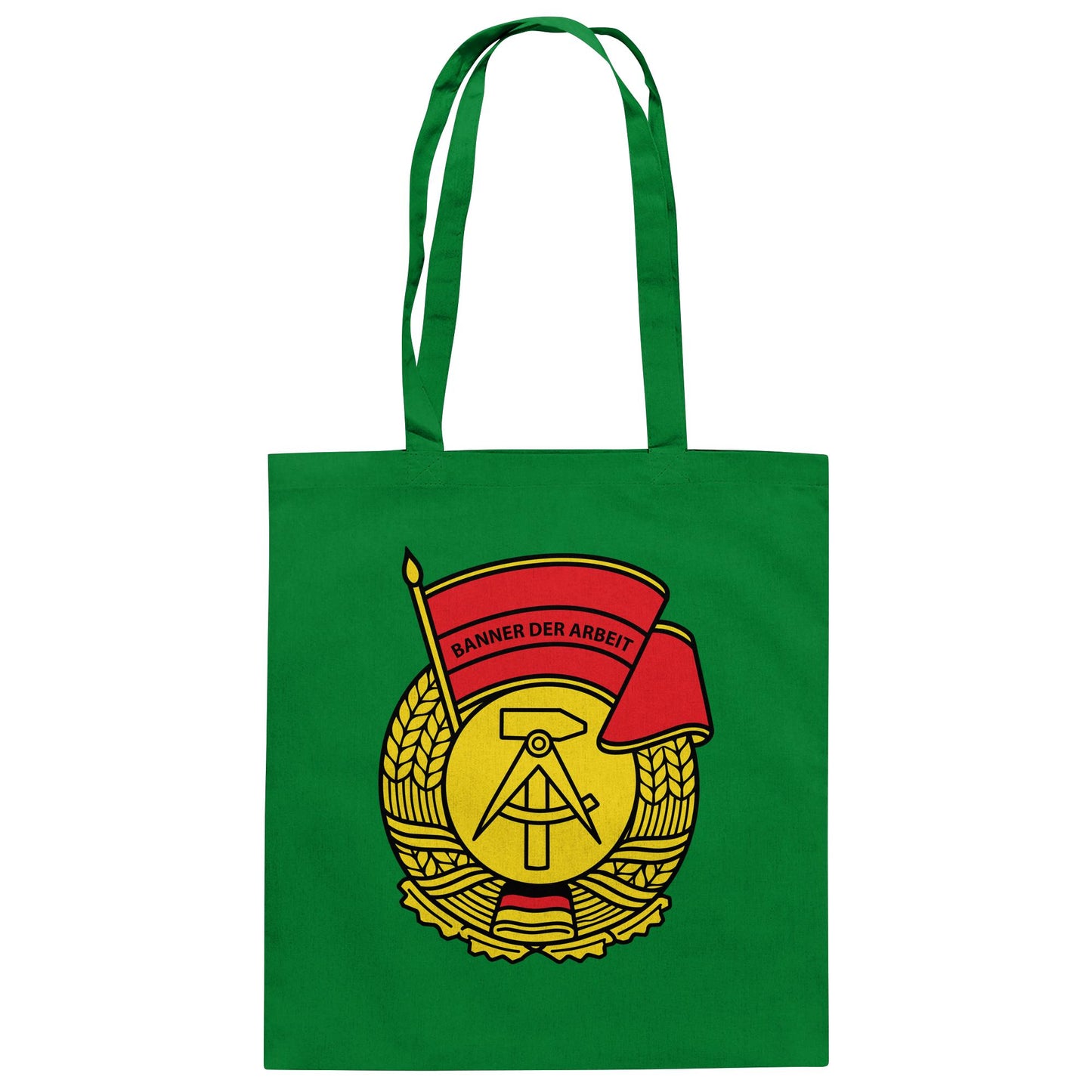 DDR Ostalgie Baumwolltasche • BANNER DER ARBEIT