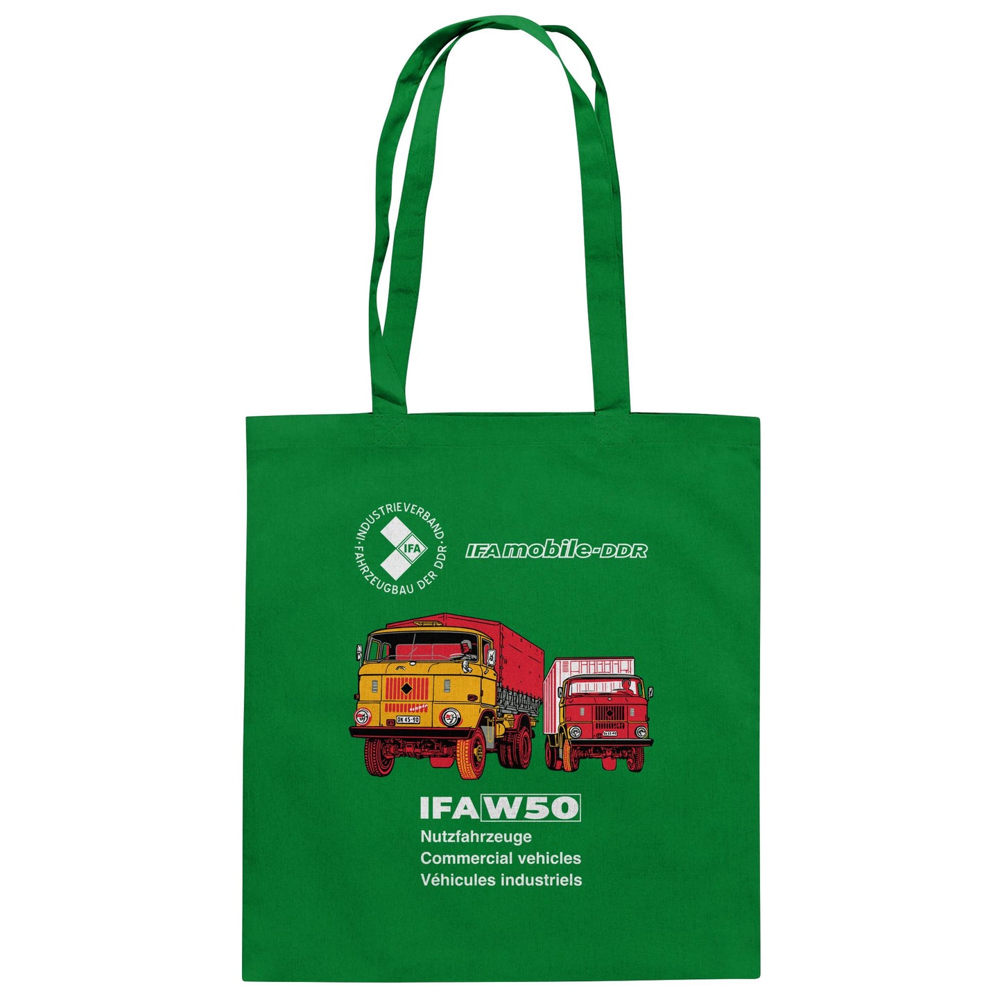 DDR Ostalgie Baumwolltasche • IFA W50 (ORIGINAL POSTER)