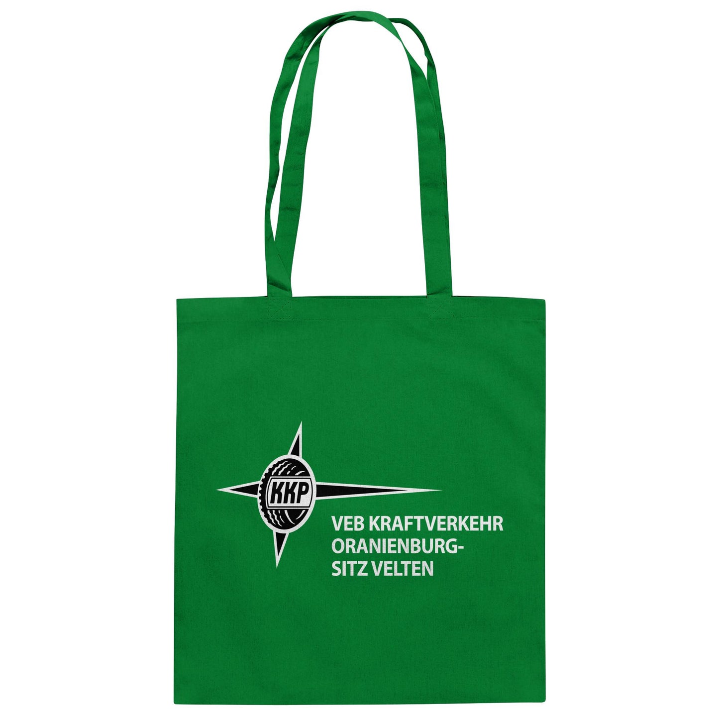 DDR Ostalgie Baumwolltasche • VEB KRAFTVERKEHR ORANIENBURG
