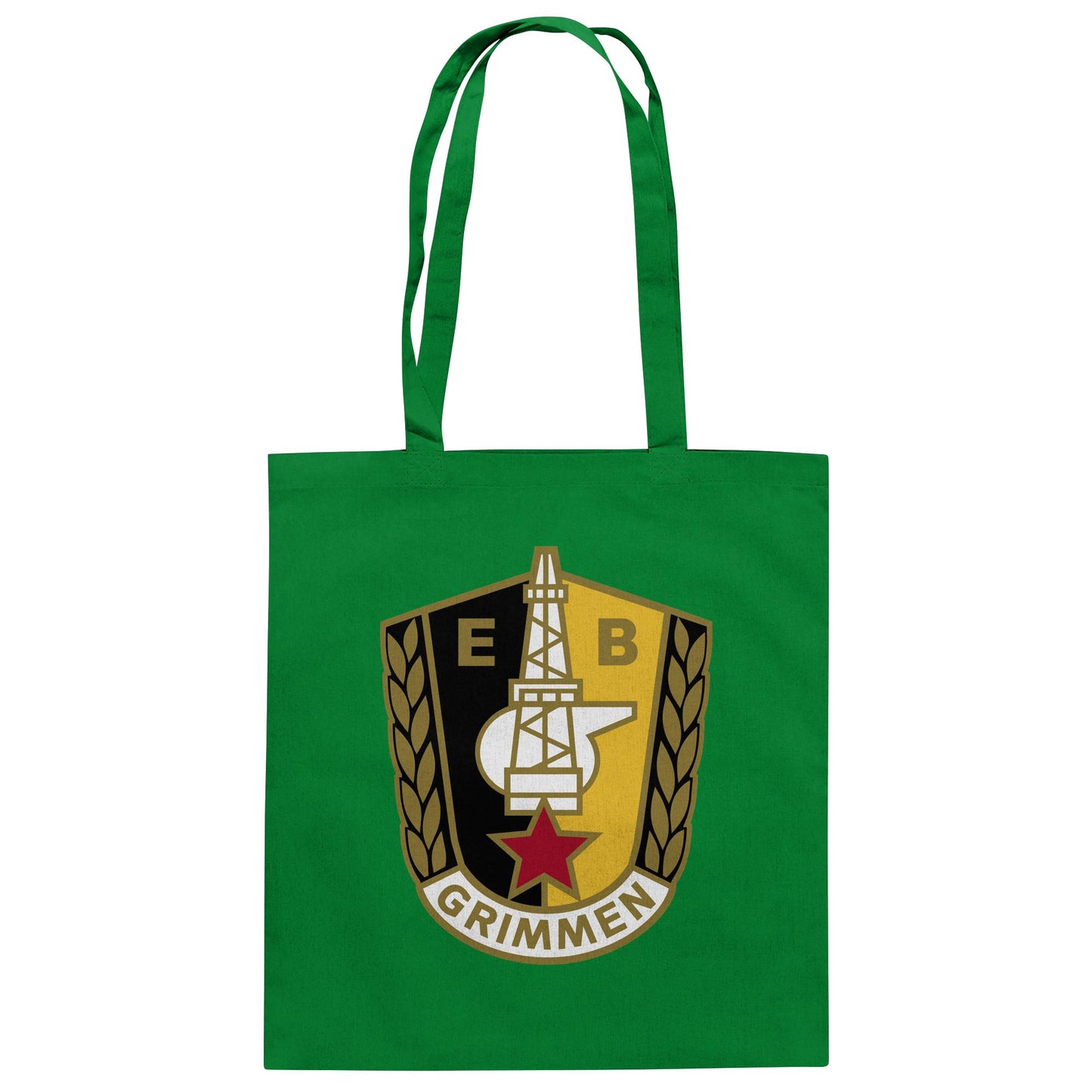 DDR Ostalgie Baumwolltasche • ERDÖL, ERDGAS GRIMMEN