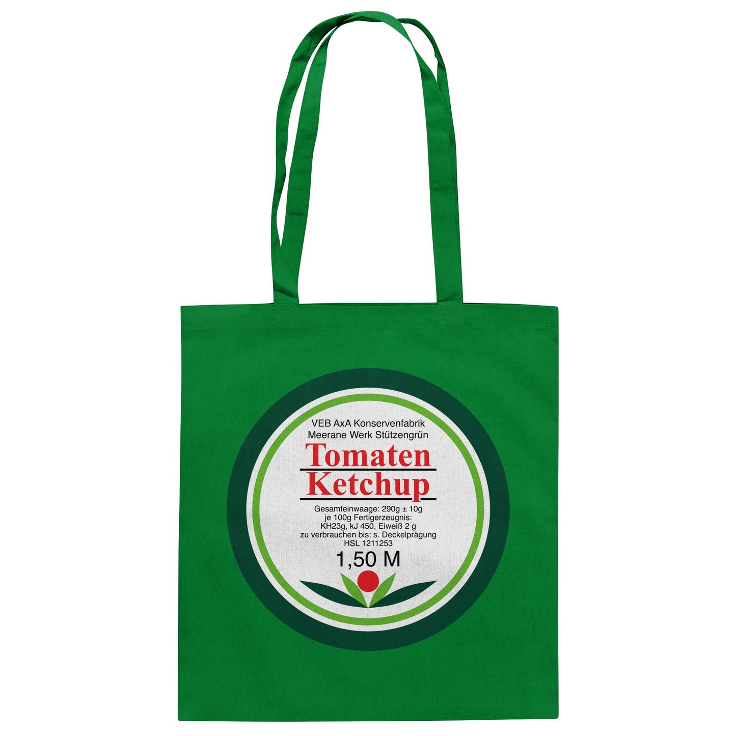 DDR Ostalgie Baumwolltasche • VEB AXA KONSERVEN MEERANE - TOMATEN-KETCHUP