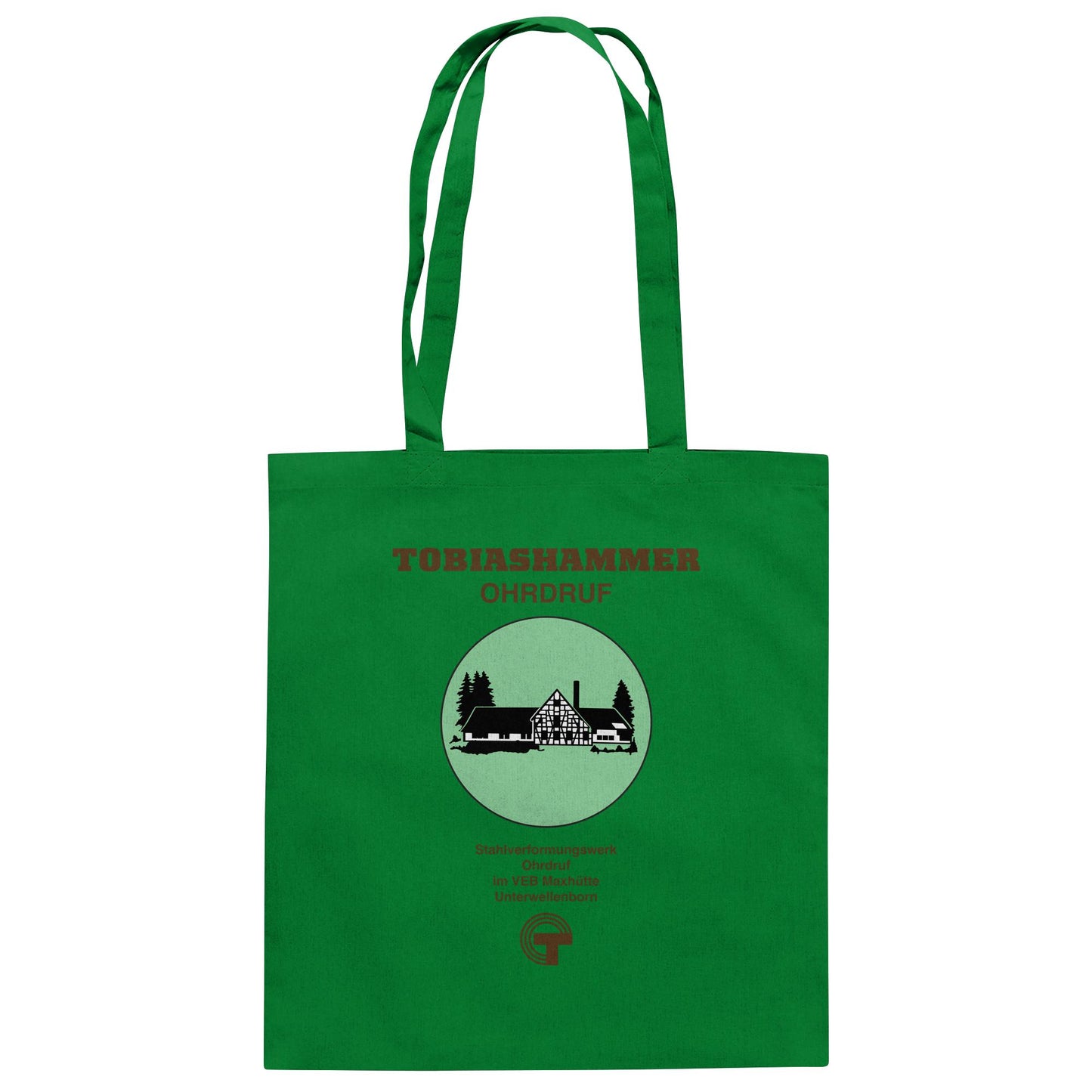 DDR Ostalgie Baumwolltasche • TOBIASHAMMER OHRDRUF - VEB MAXHÜTTE