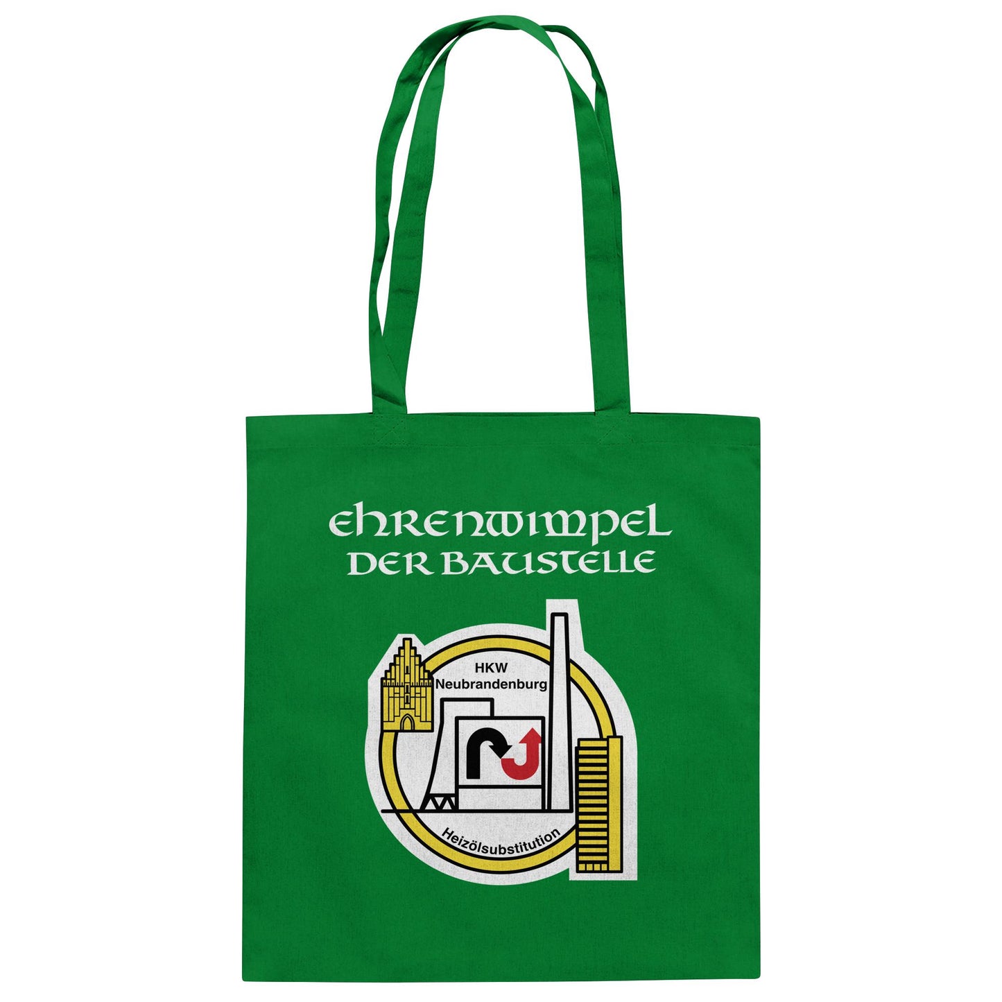 DDR Ostalgie Baumwolltasche • EHRENWIMPEL HKW NEUBRANDENBURG