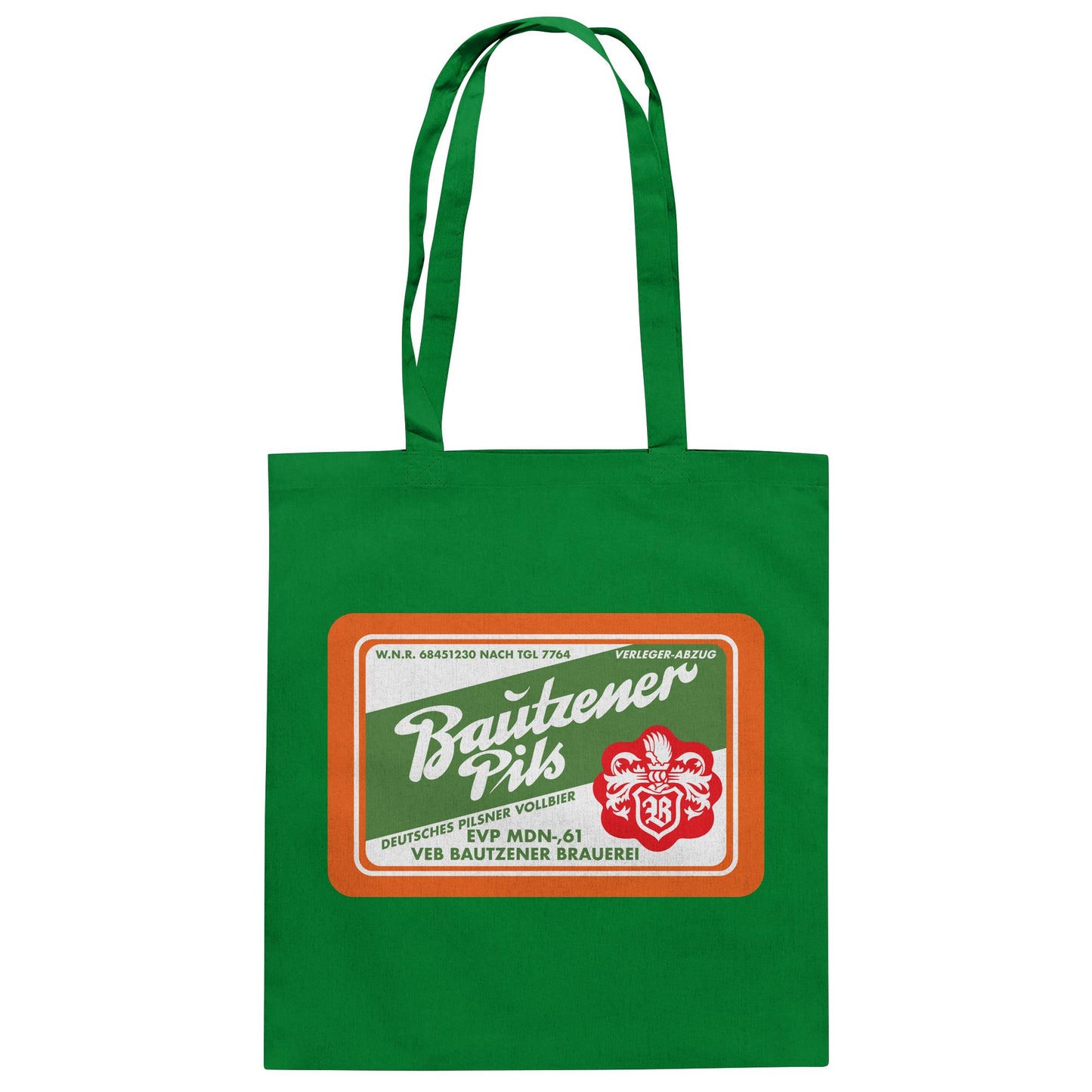 DDR Ostalgie Baumwolltasche • VEB BAUTZENER BRAUEREI