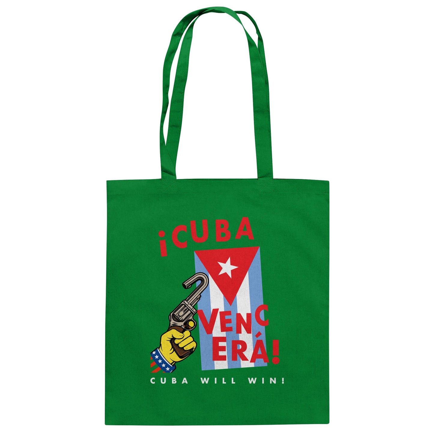 DDR Ostalgie Baumwolltasche • VENCERÁ! CUBA WILL WIN! (ORIGINAL POSTER KUBA)