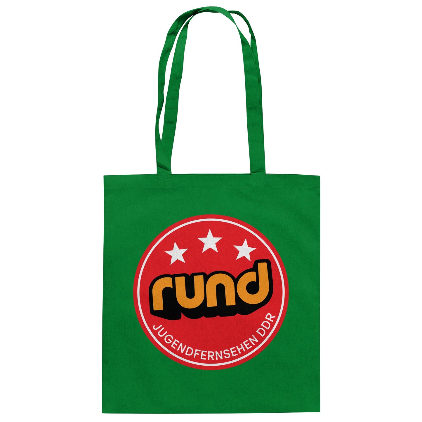 DDR Ostalgie Baumwolltasche • RUND - JUGENDFERNSEHEN DDR