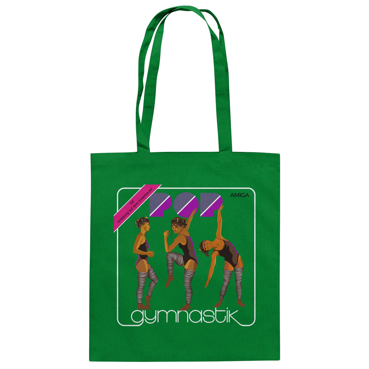 DDR Ostalgie Baumwolltasche • AMIGA POP-GYMNASTIK (ORIGINAL PLATTENCOVER)