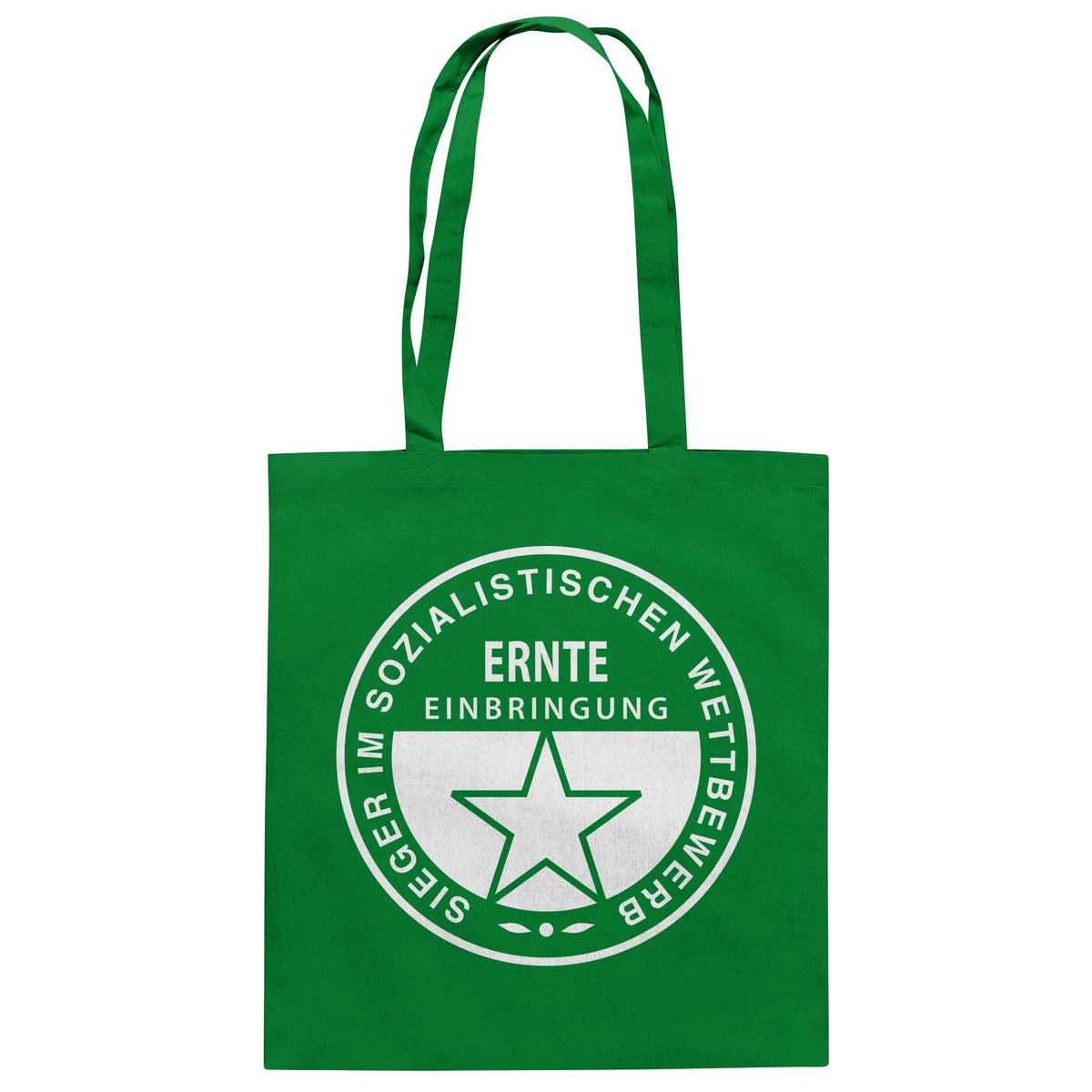 DDR Ostalgie Baumwolltasche • ERNTE-EINBRINGUNG - SIEGER (ORIGINAL-MEDAILLE)