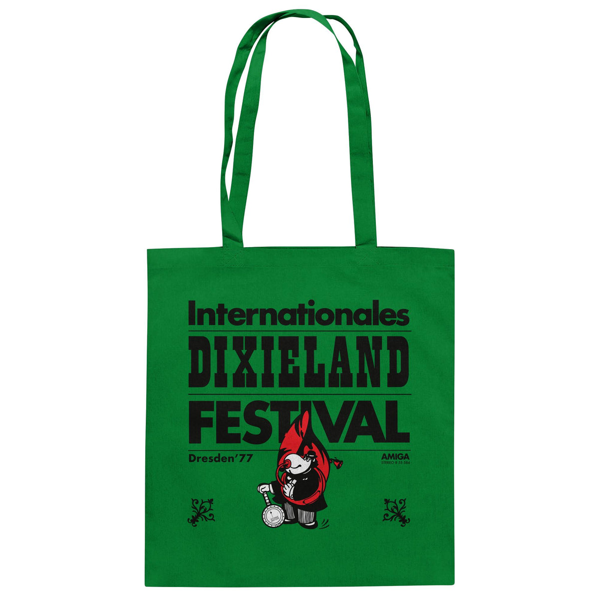 DDR Ostalgie Baumwolltasche • INTERNATIONALES DIXIELAND FESTIVAL DRESDEN 1977