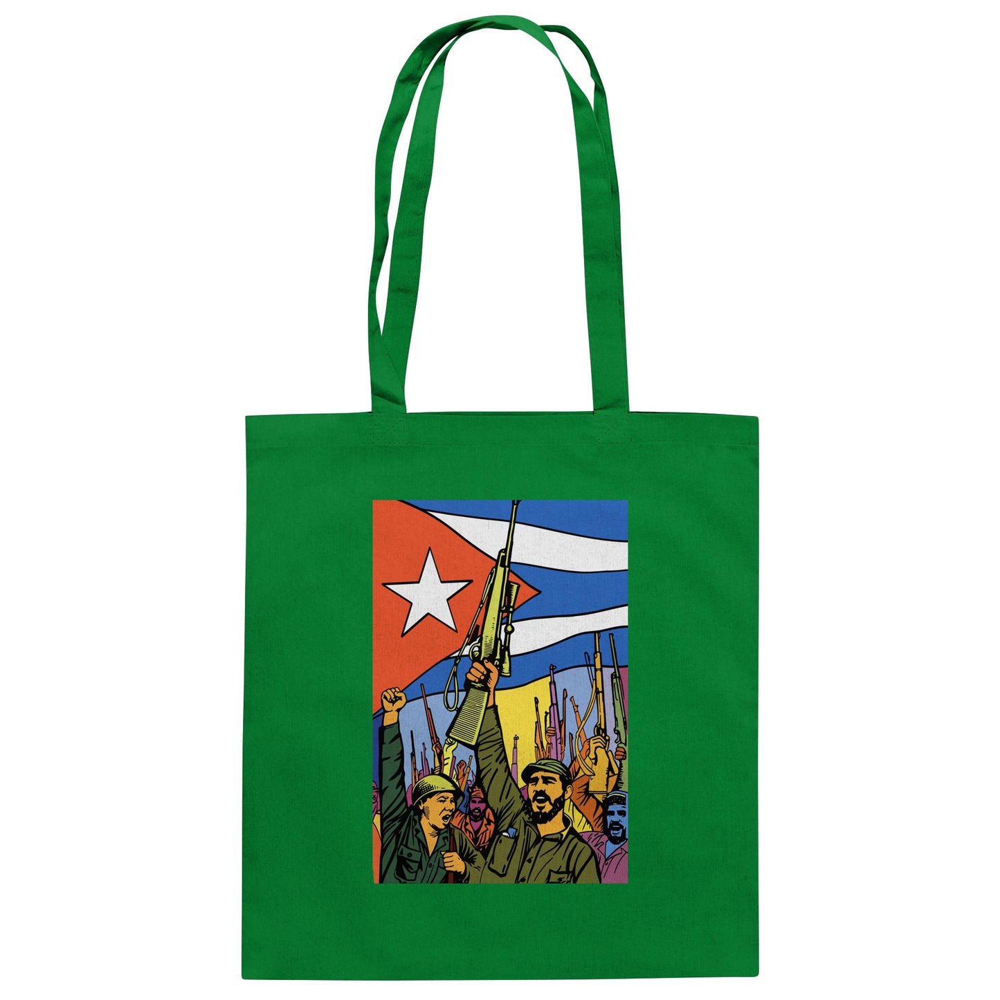 DDR Ostalgie Baumwolltasche • KUBANISCHE REVOLUTION (ORIGINAL POSTER)