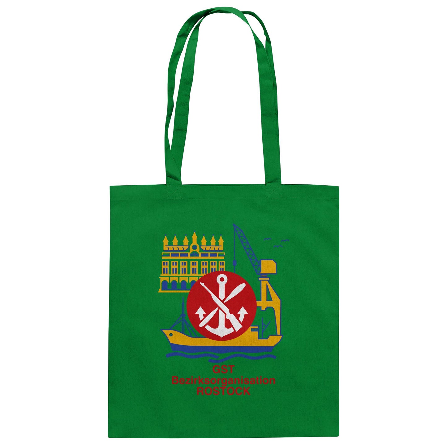 DDR Ostalgie Baumwolltasche • GST ROSTOCK